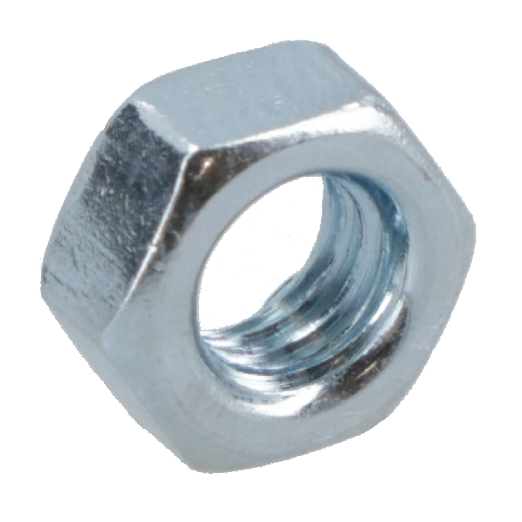 M5 5mm Hex Full Nut Fastener Hexagonal Metric Nuts Grade 8 Zinc Plated