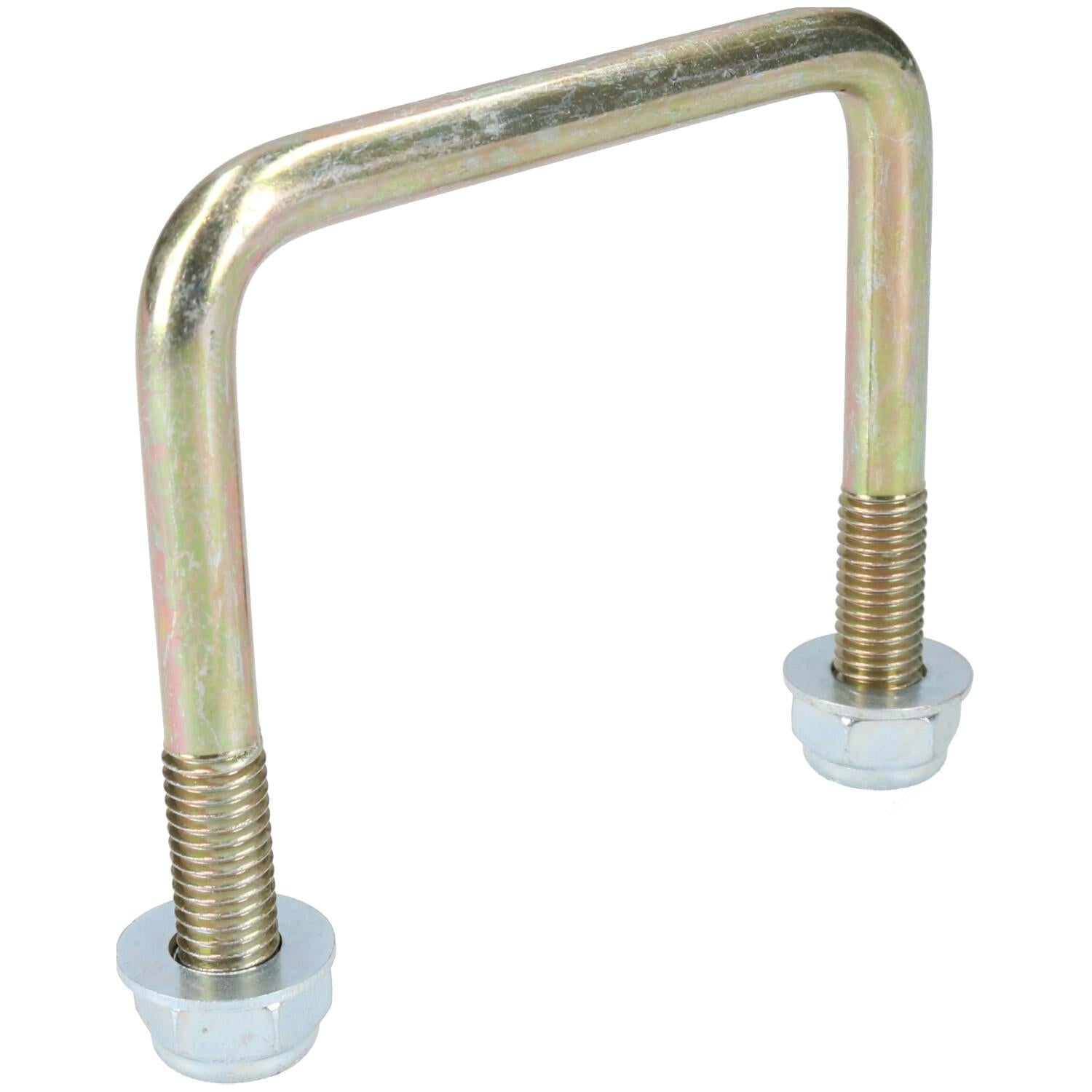 4er-Pack M10 80 mm x 75 mm U-Bolzen N-Bolzen für Anhänger mit Muttern HOCHZUG