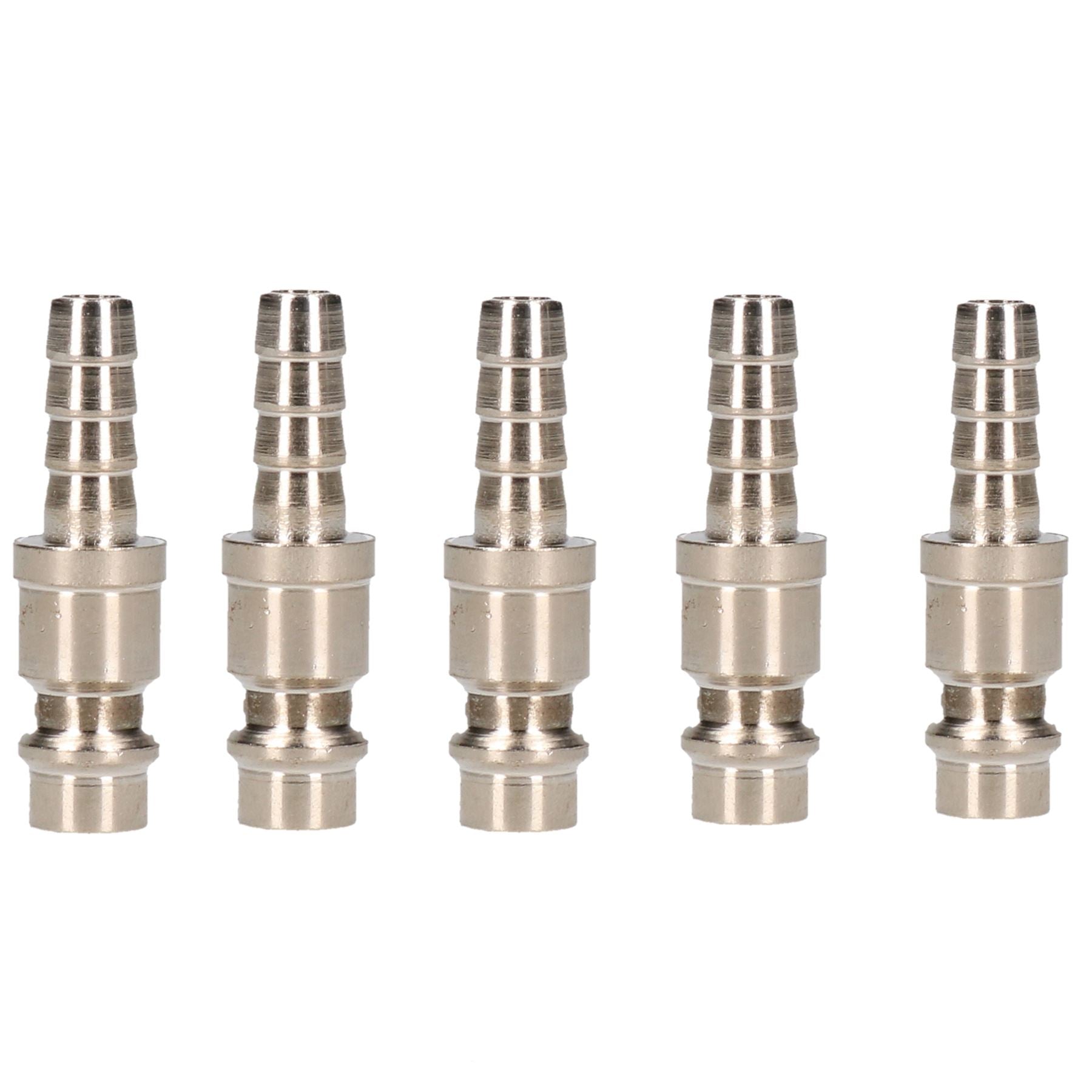 Raccord de tuyau de conduite d'air Euro à dégagement rapide avec embout cannelé de 8 mm, 5 pk