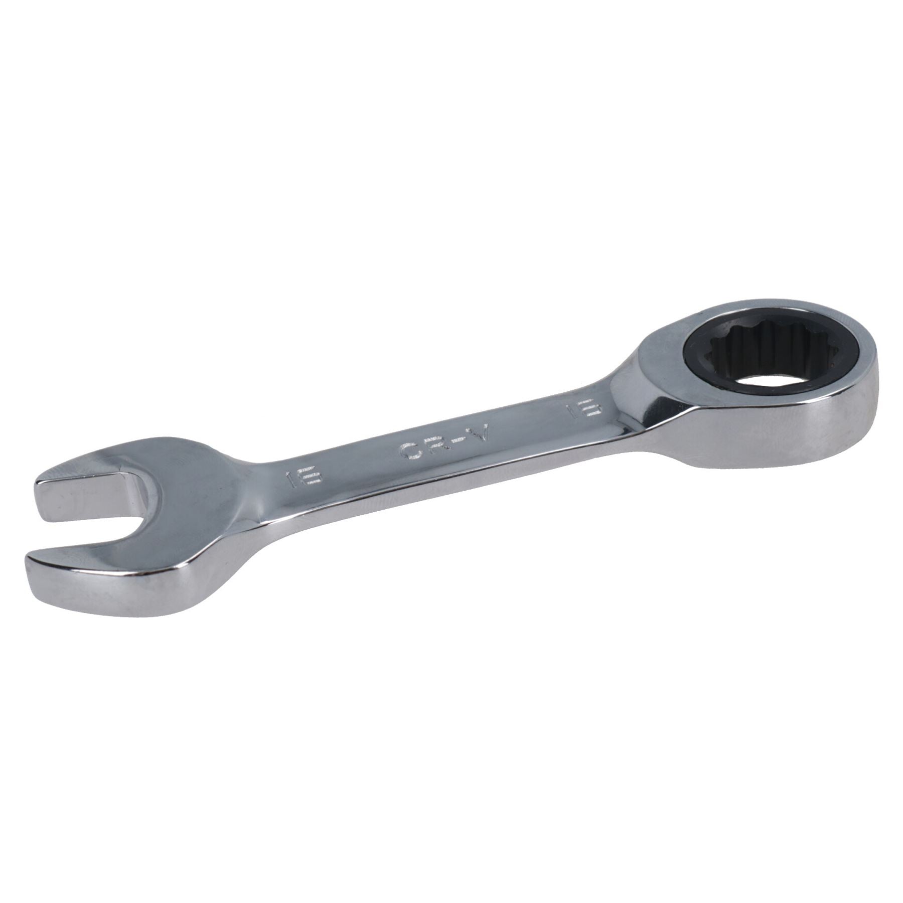Clé mixte à cliquet courte métrique MM 72 dents 8 mm – 19 mm