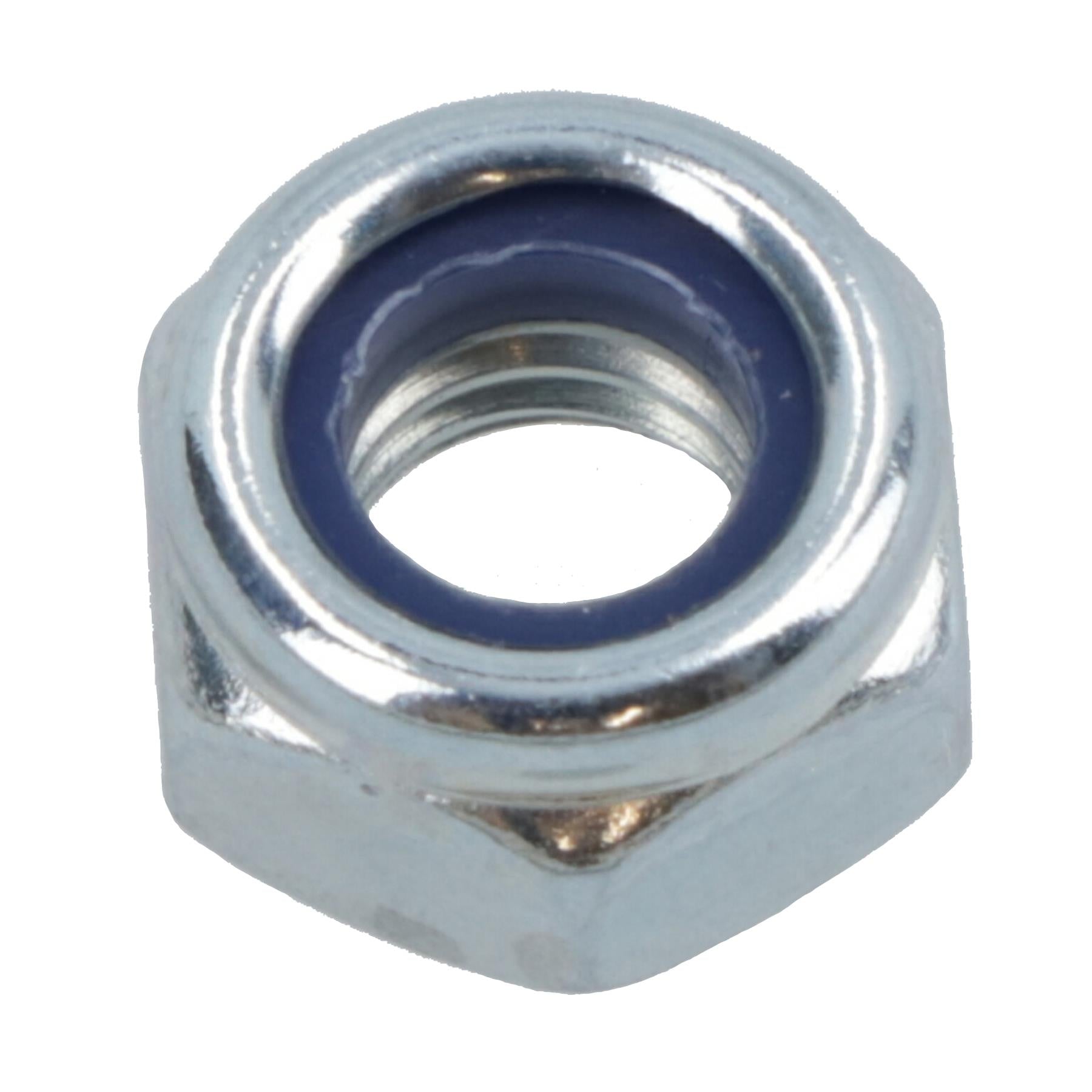 M5 x 0.8mm Nyloc Nut Fastener Hexagonal Metric Nuts Grade 8 Zinc Plated