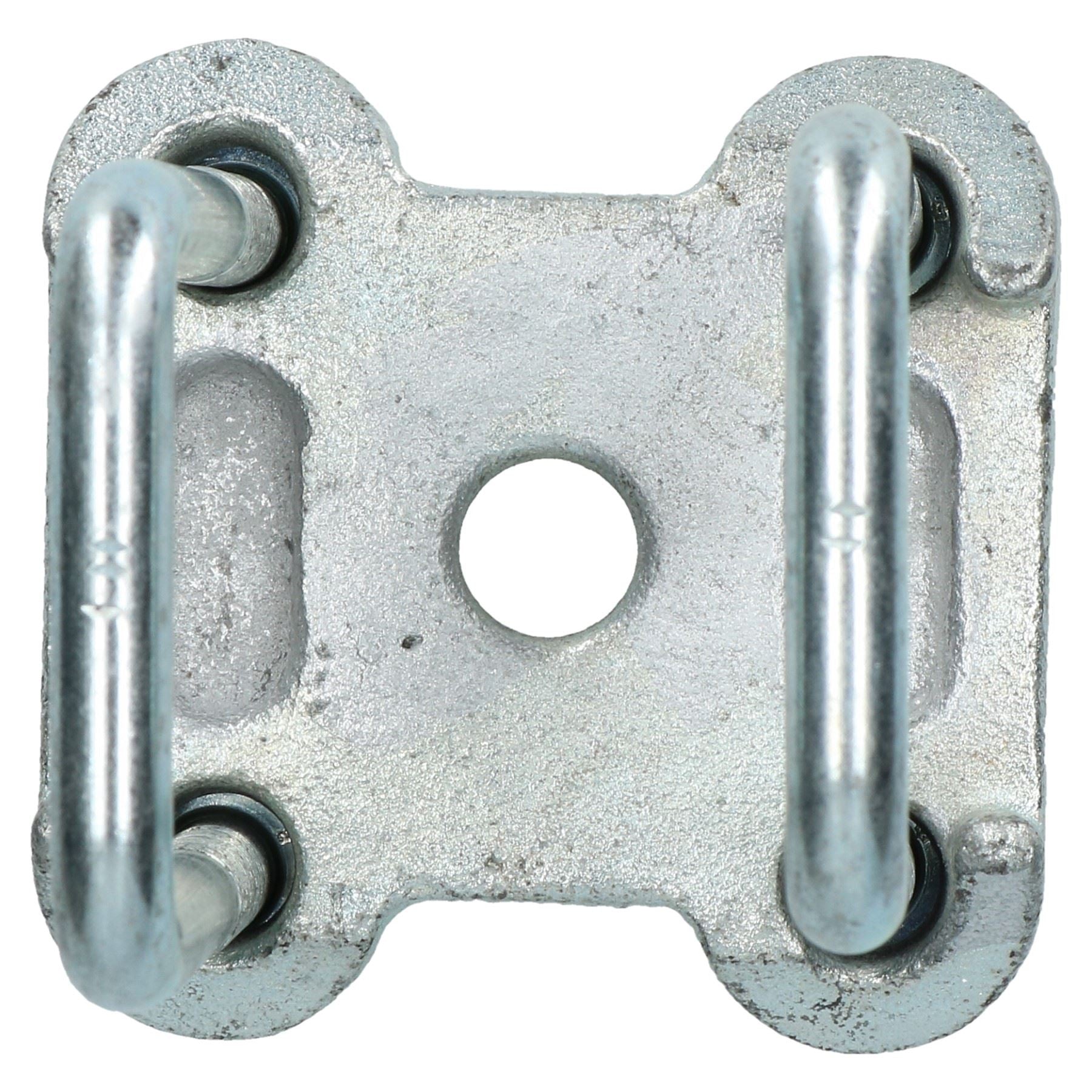 2 U-Bolzen 1 Grundplatte für Ifor Williams Anhänger Parabol-Blattfeder 55x125mm