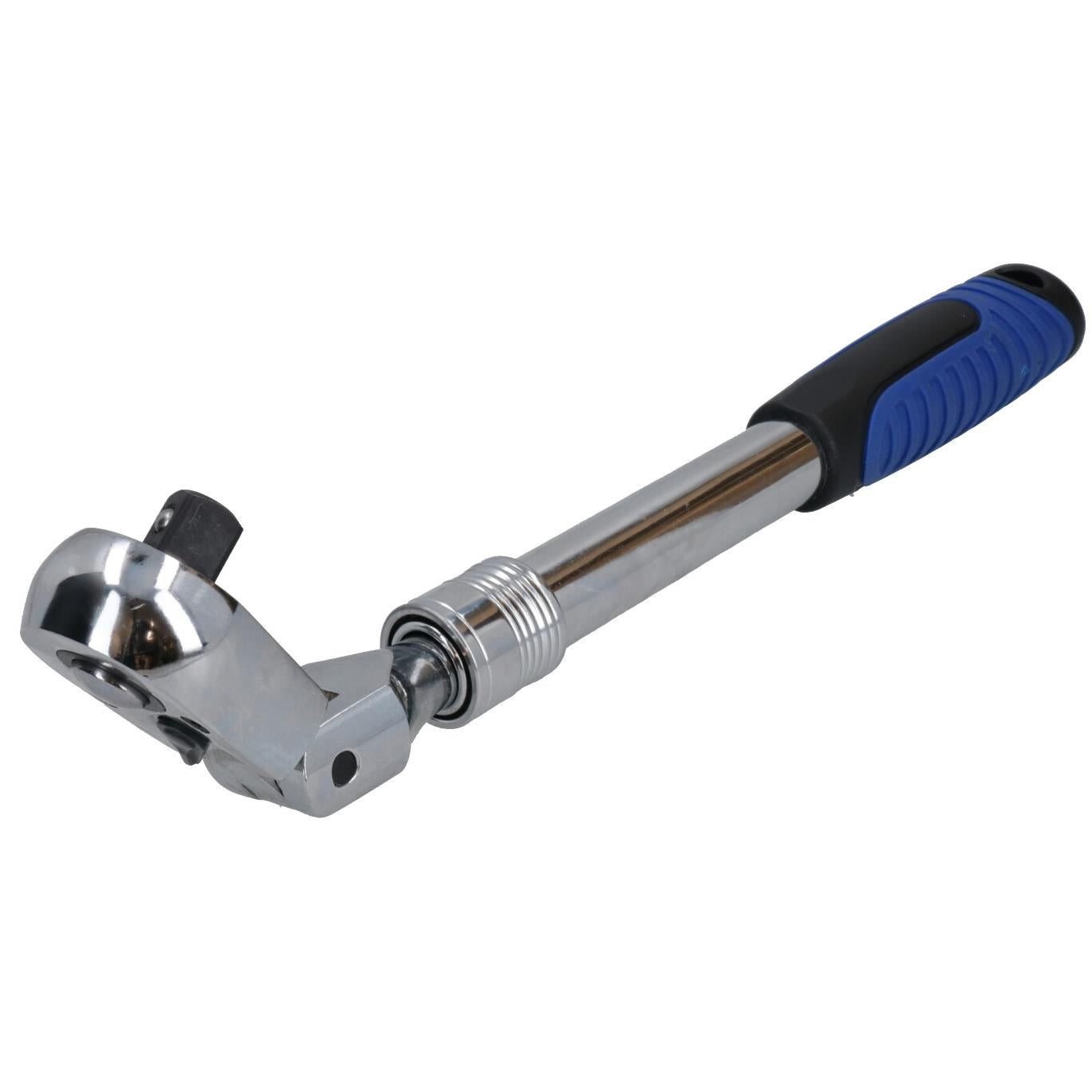 1/2-Zoll-Antrieb, Teleskop-Ratsche mit flexiblem Kopf, 72 Zähne, Schnellspanner, 350 – 490 mm