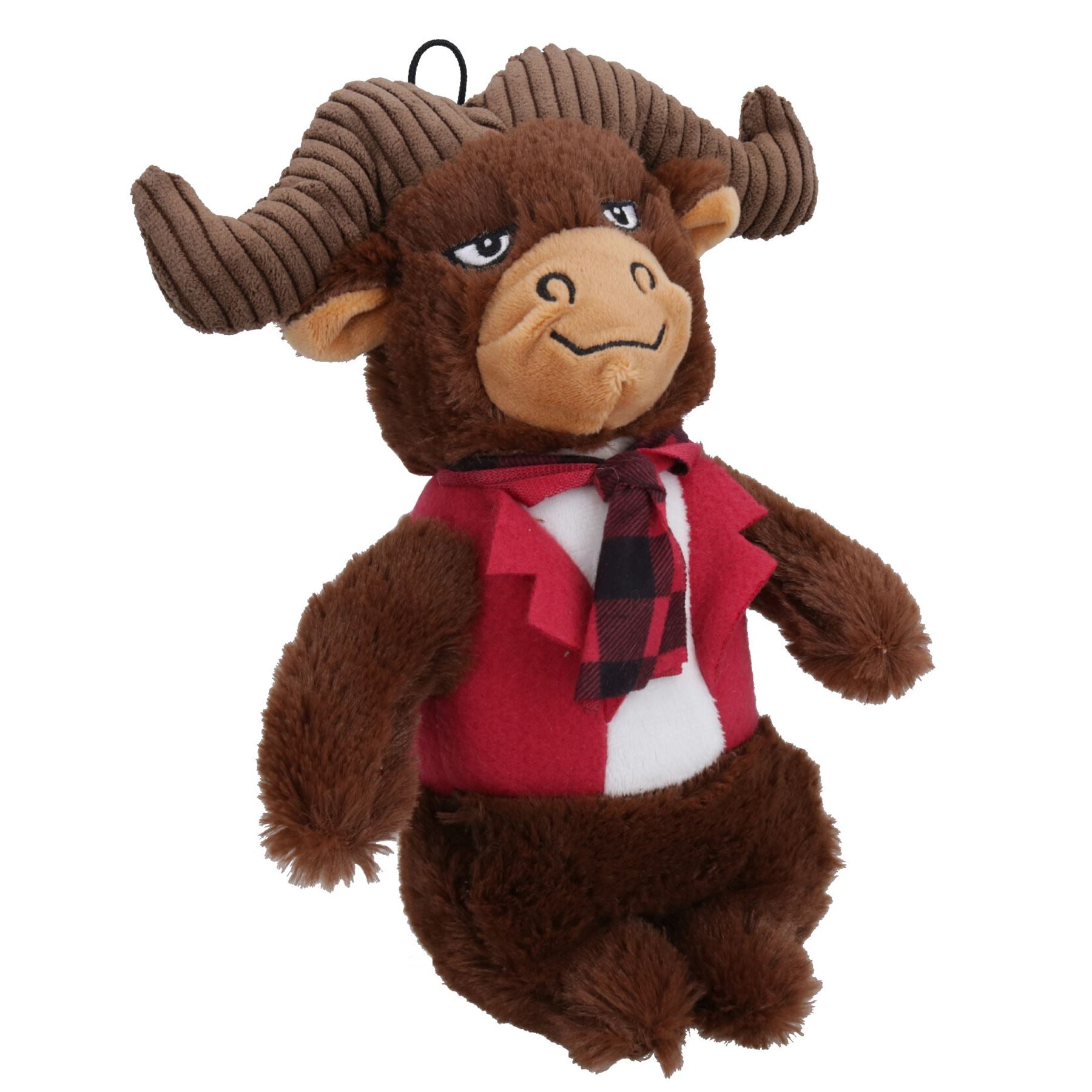 Plüsch Dandy Dudes Buffalo Hund Welpe Spielzeit Stofftier mit Quietscher