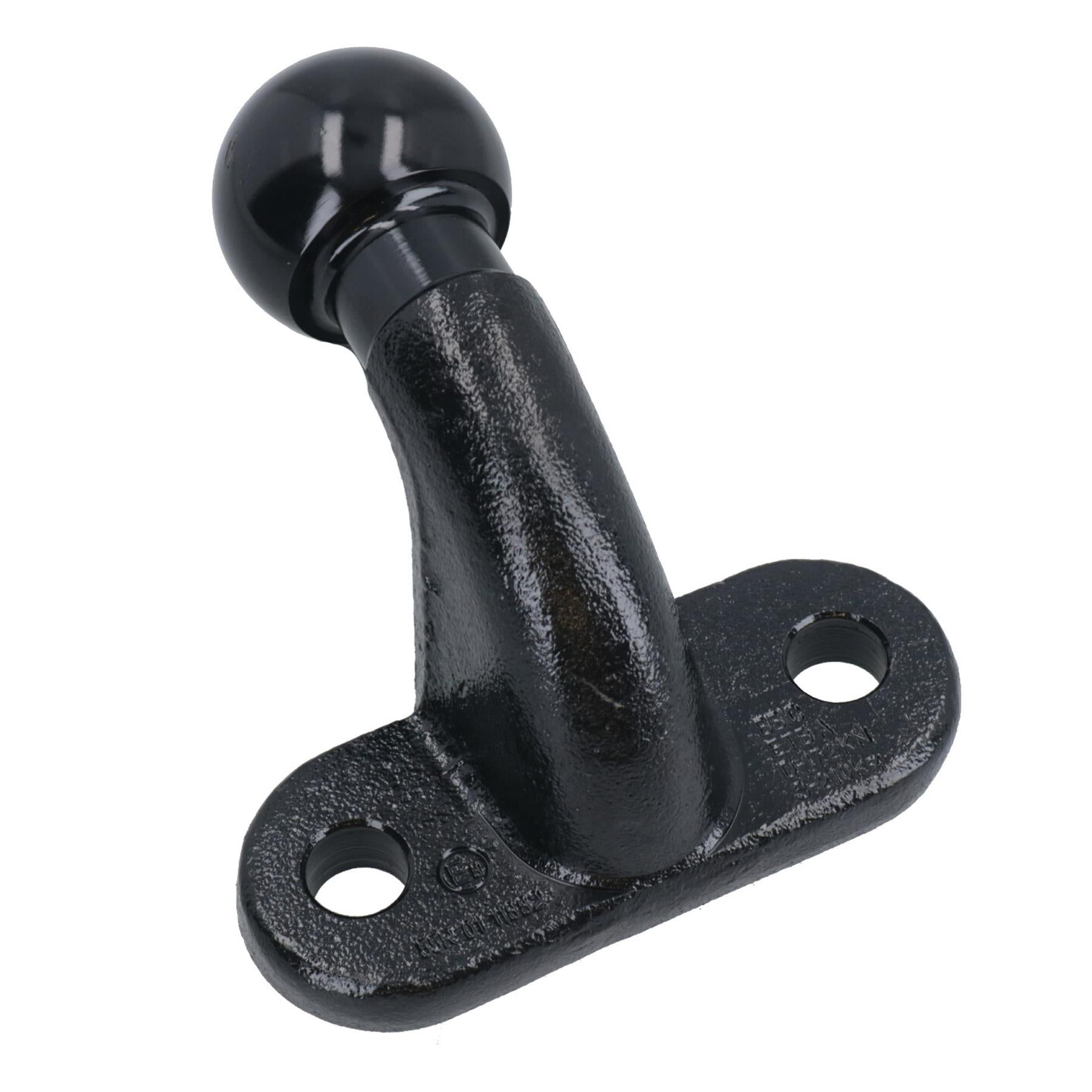 50 mm Hochleistungs-Anhängerkupplungskugel für Anhängerkupplung mit hoher Reichweite, schwarz + reflektierende Abdeckung