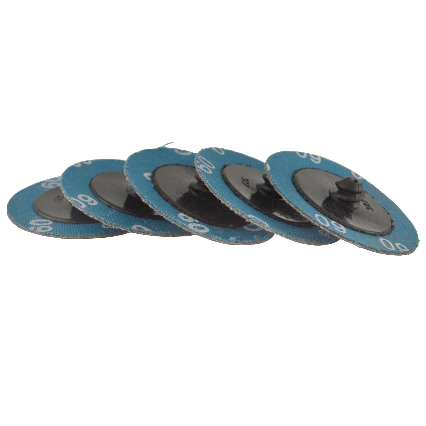 15-teiliges Fächerscheiben-Set, 50 mm, Schleifscheiben mit Drehknopf, gemischte Körnung 60, 80 und 120