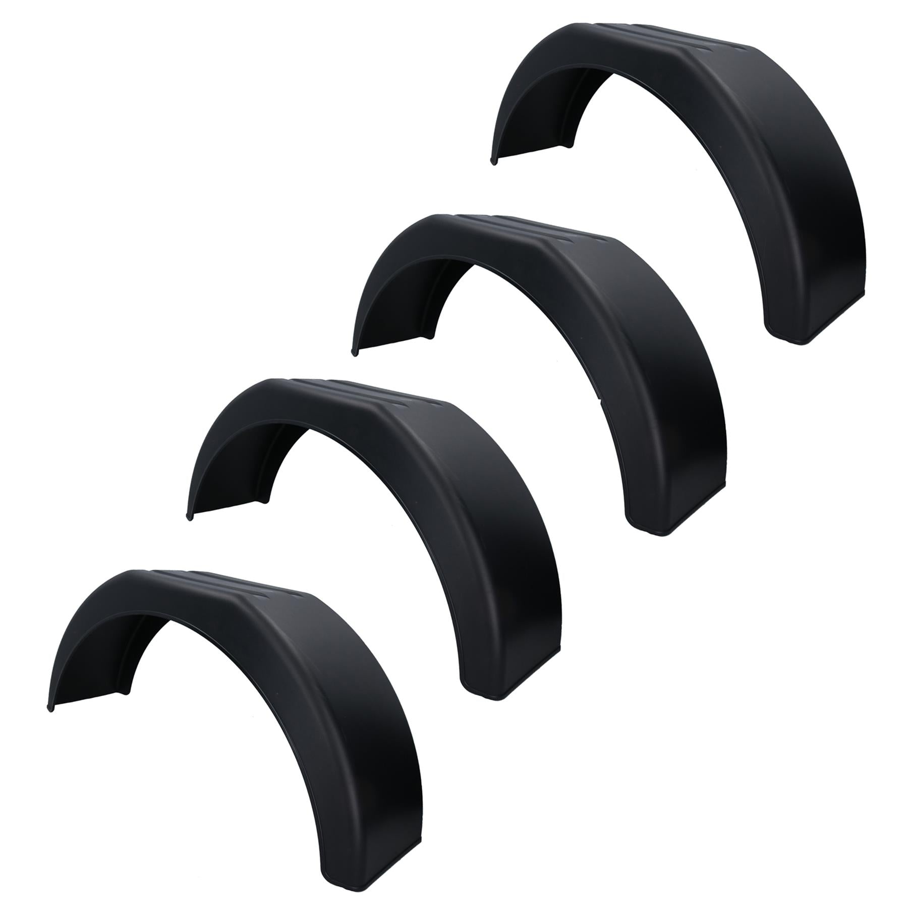 Garde-boue de remorque en plastique de 14 pouces, passage de roue, aile, 790 x 220 x 370 mm