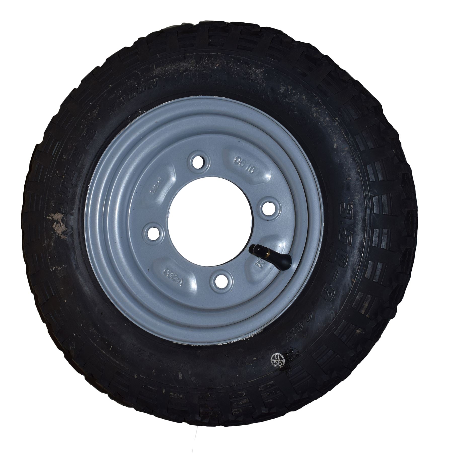 Roue de secours et pneu avec support de montage pour remorque Erde & Daxara 100 101 102