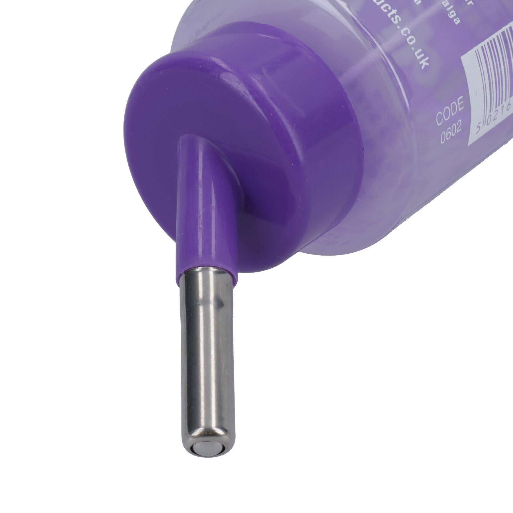 Bouteille d'eau antirouille à double bille pour petits animaux, 600 ml, résistante aux rongements, couleurs assorties
