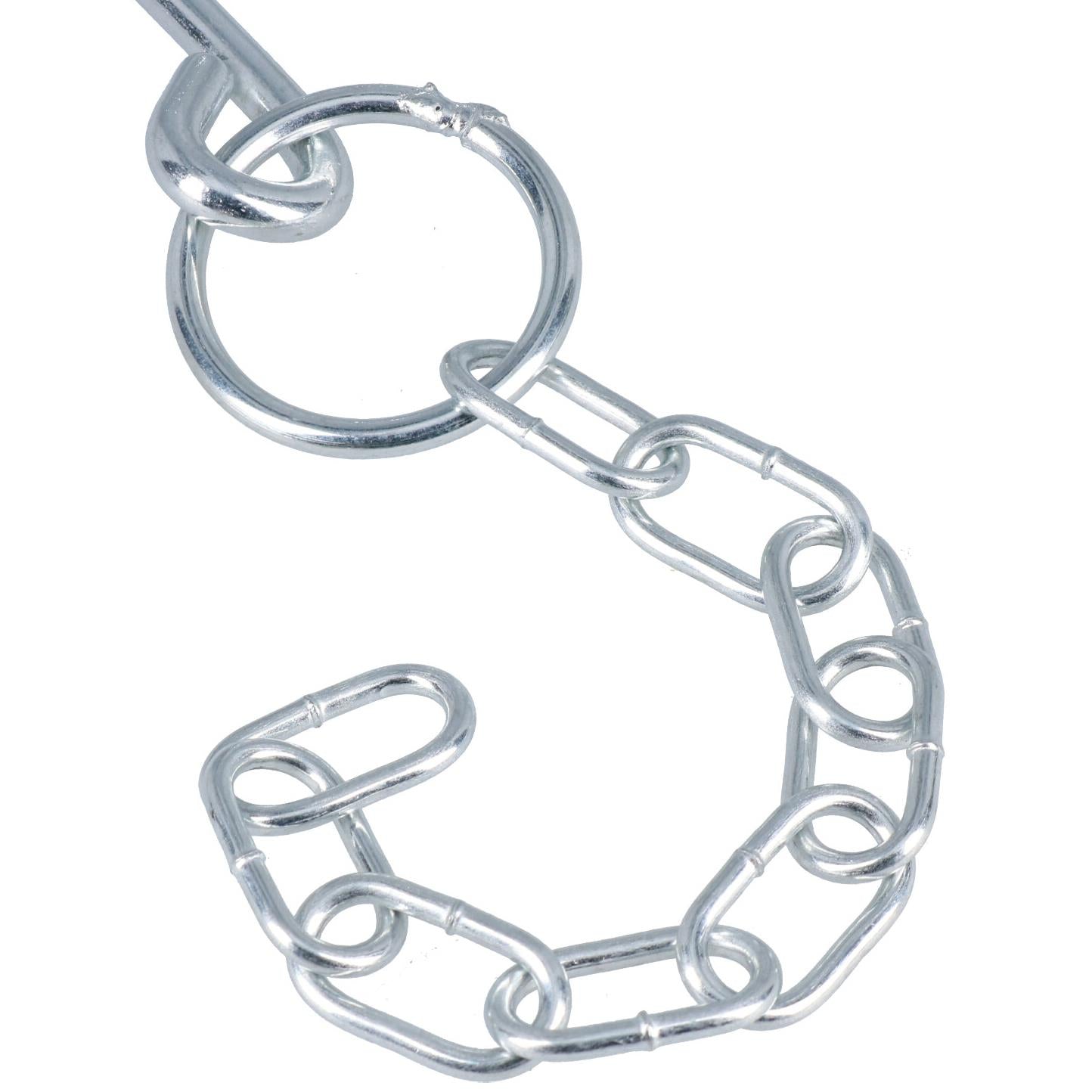 Runder Splintbolzen und Kette, 6 mm x 114 mm, für Anhänger-Kipper-Heckklappe