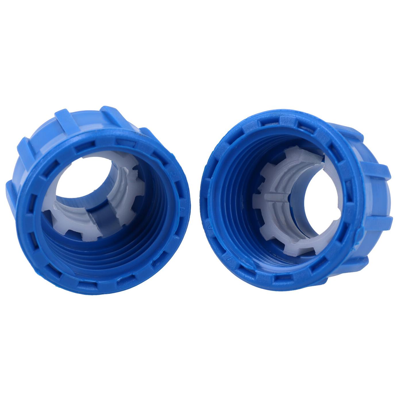Raccord de compression pour tuyau droit MDPE 25 mm x 25 mm
