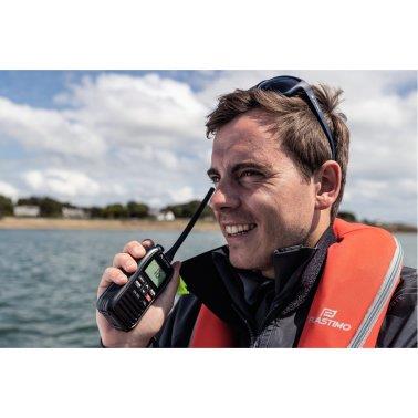 Plastimo UKW-Funkgerät Marine SX-350, tragbar, schwimmfähig, wasserdicht, wiederaufladbar