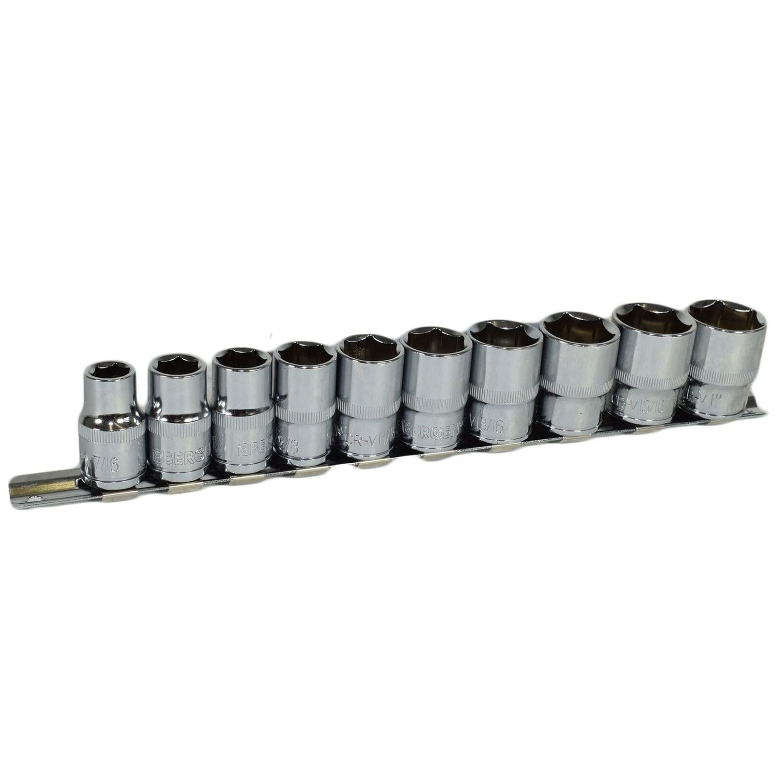Imperial AF Steckschlüsselsatz SAE Zoll Steckschlüssel Verlängerungen Ratschen 1/4"dr 3/8"dr 1/2"dr Werkzeugtasche