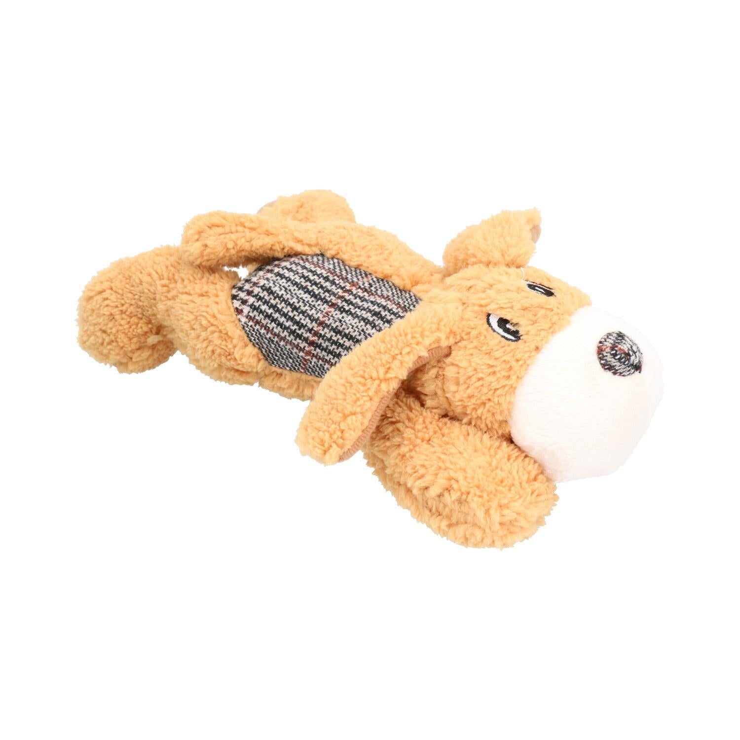 Dylan Dog & Sniffer Rabbit Comfort Plüsch-Hundespielzeug-Paket mit Quietschgeräuschen