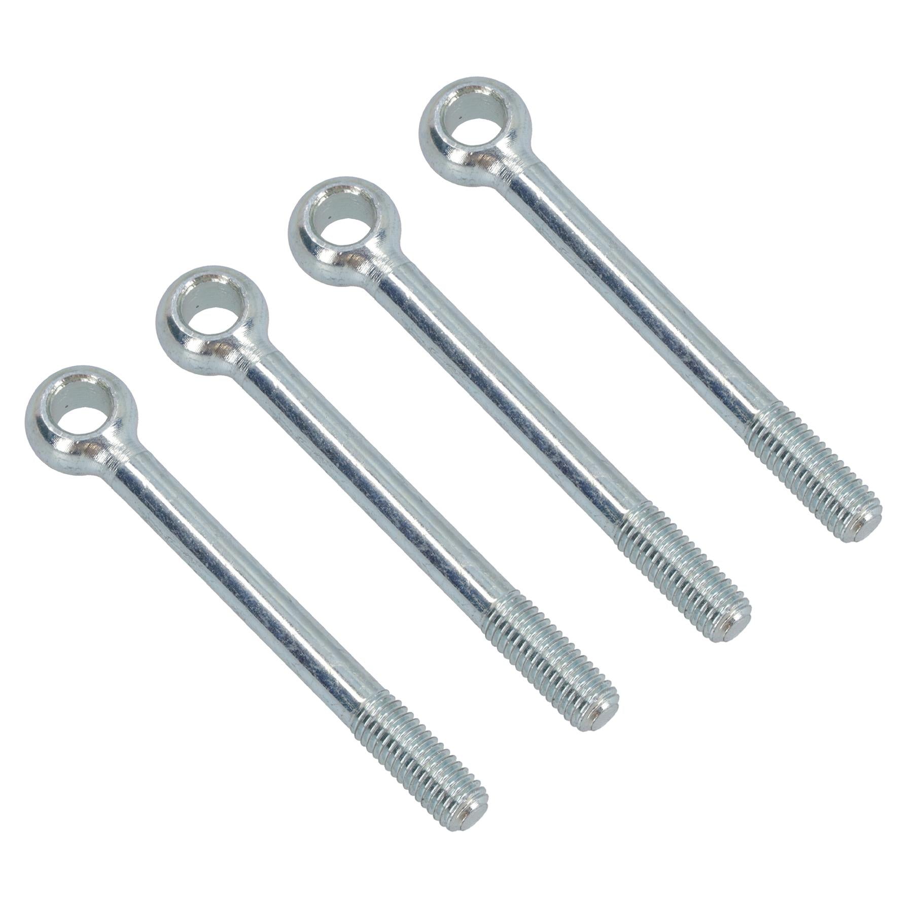 M10 100mm Eye Bolt Single Bolt Zinc Plated Threaded Rings DIN444 Catenary Wire