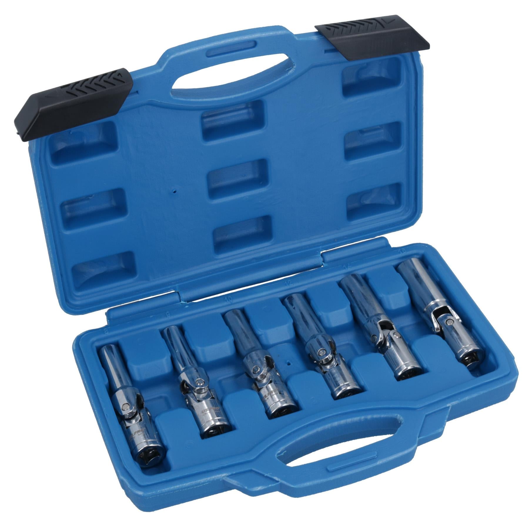 Jeu de douilles pour bougies de préchauffage, entraînement métrique 3/8, 6 pièces, 8 mm - 16 mm