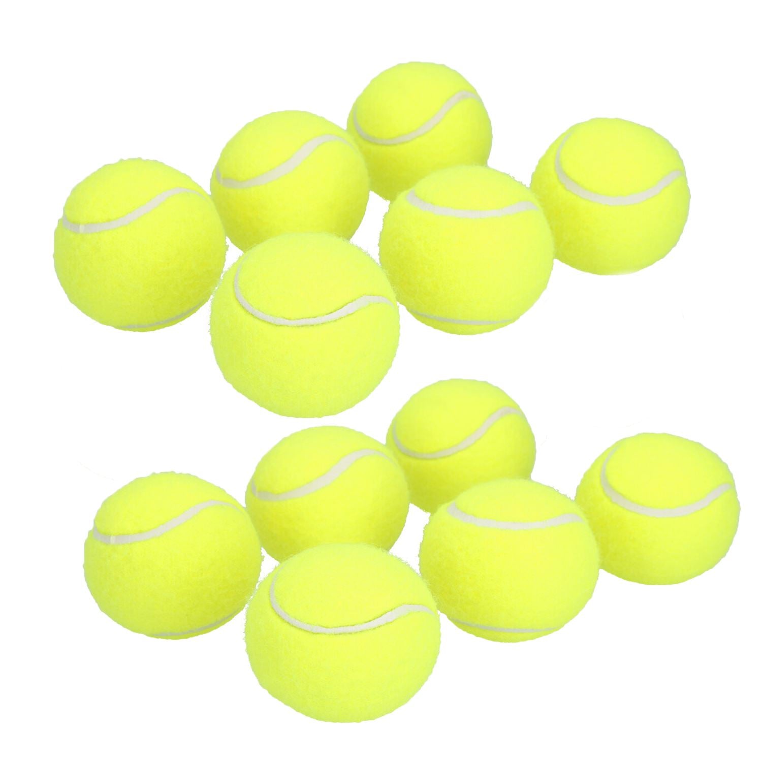12er-Pack Maxi Hyper Fetch Super Bounce Tennisbälle für Hunde, Spielzeit, 6 cm