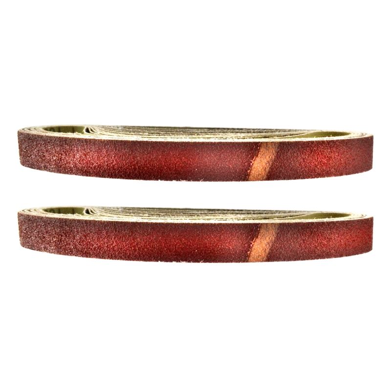 20 mm breiter Druckluft-Finger-Bandschleifer, Power-Feilen-Detailschleifer, Schleifen + 25 Bänder