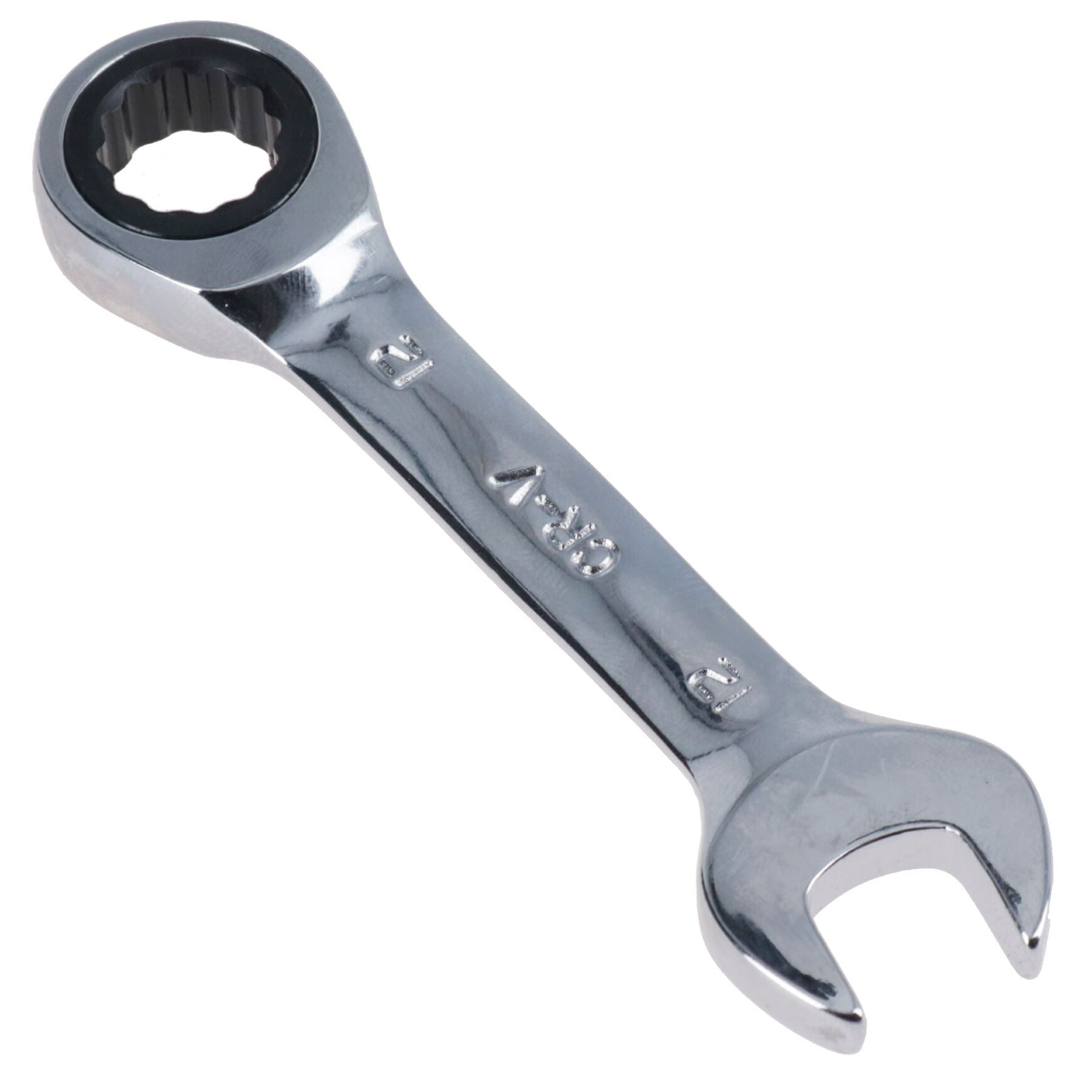 Clé mixte à cliquet courte métrique MM 72 dents 8 mm – 19 mm