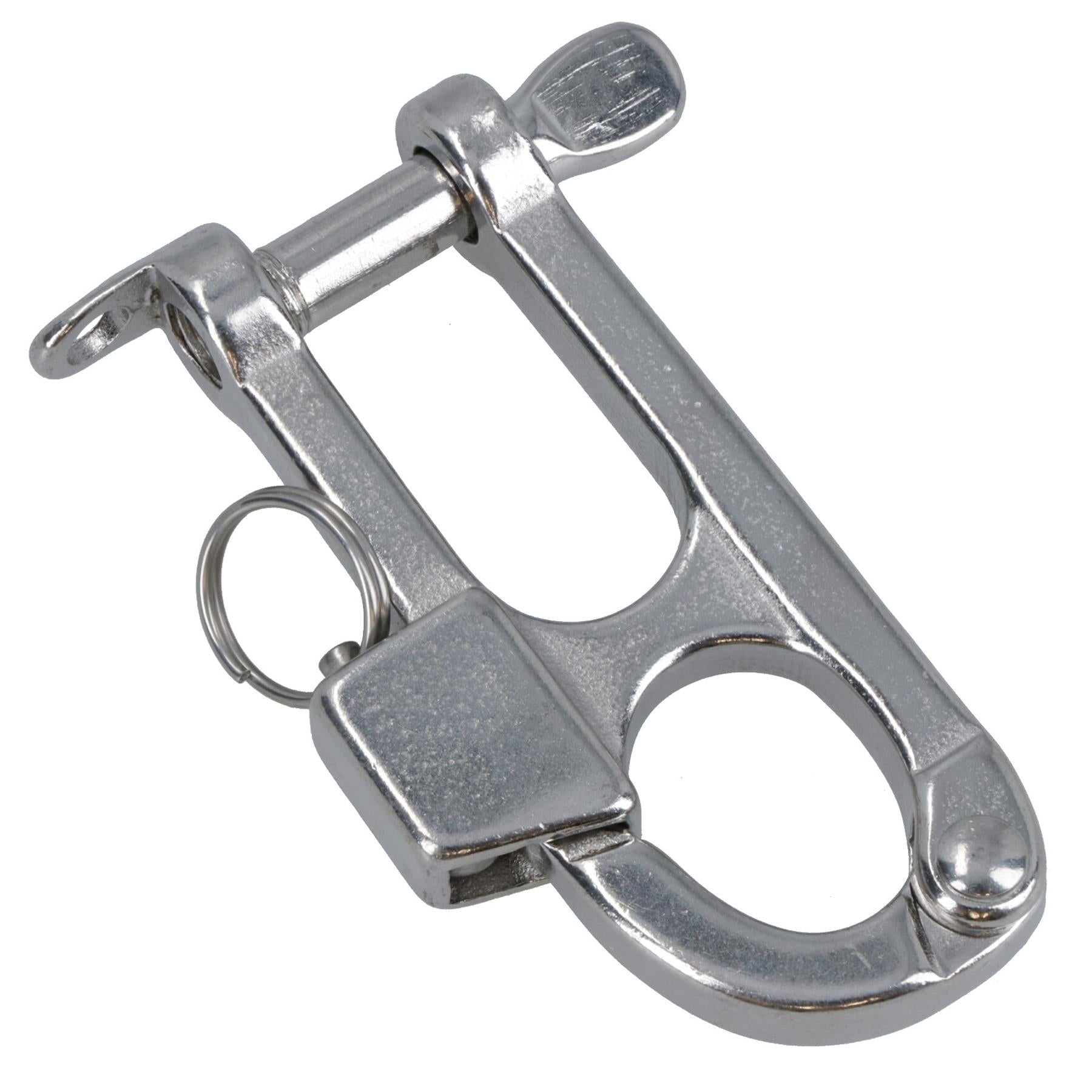 Water Ski Hook Quick Release Marine Grade Stainless Safety Shackle 316