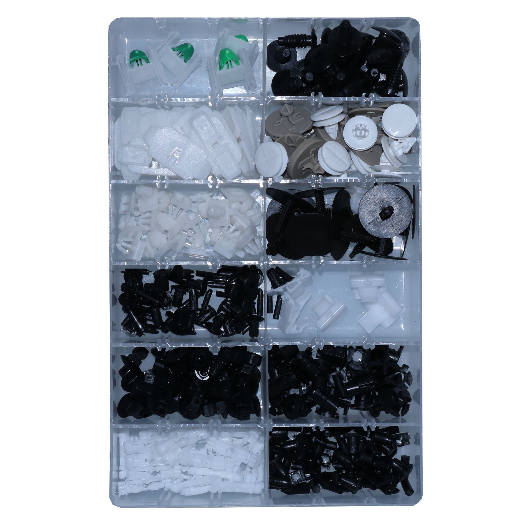 Assortiment de 255 clips de garniture pour Volkswagen, rivets de retenue, œillets de retenue, fixations