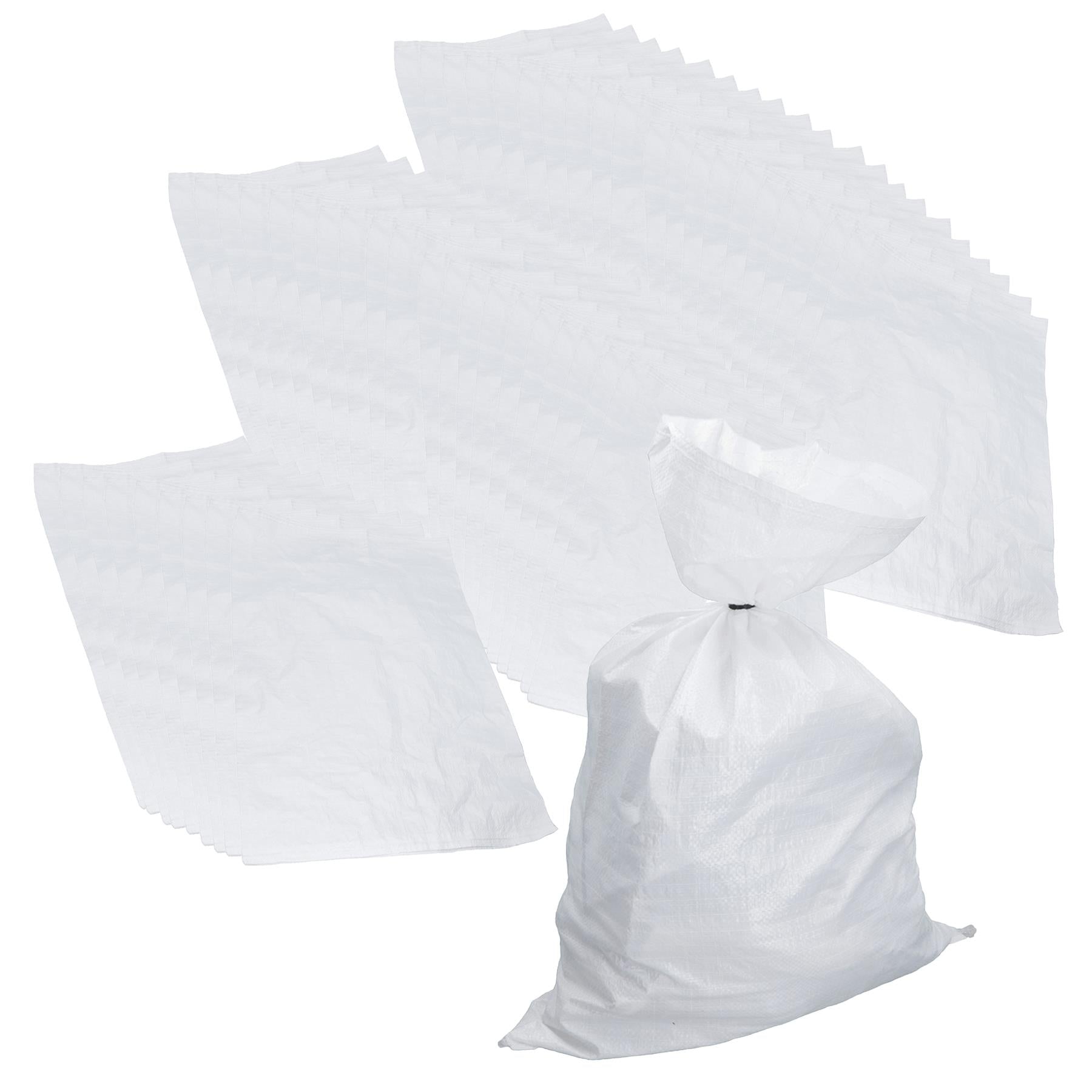 Heavy Duty Woven Polypropylene Bags Builder Sacks Rubble Logs Sand Bags