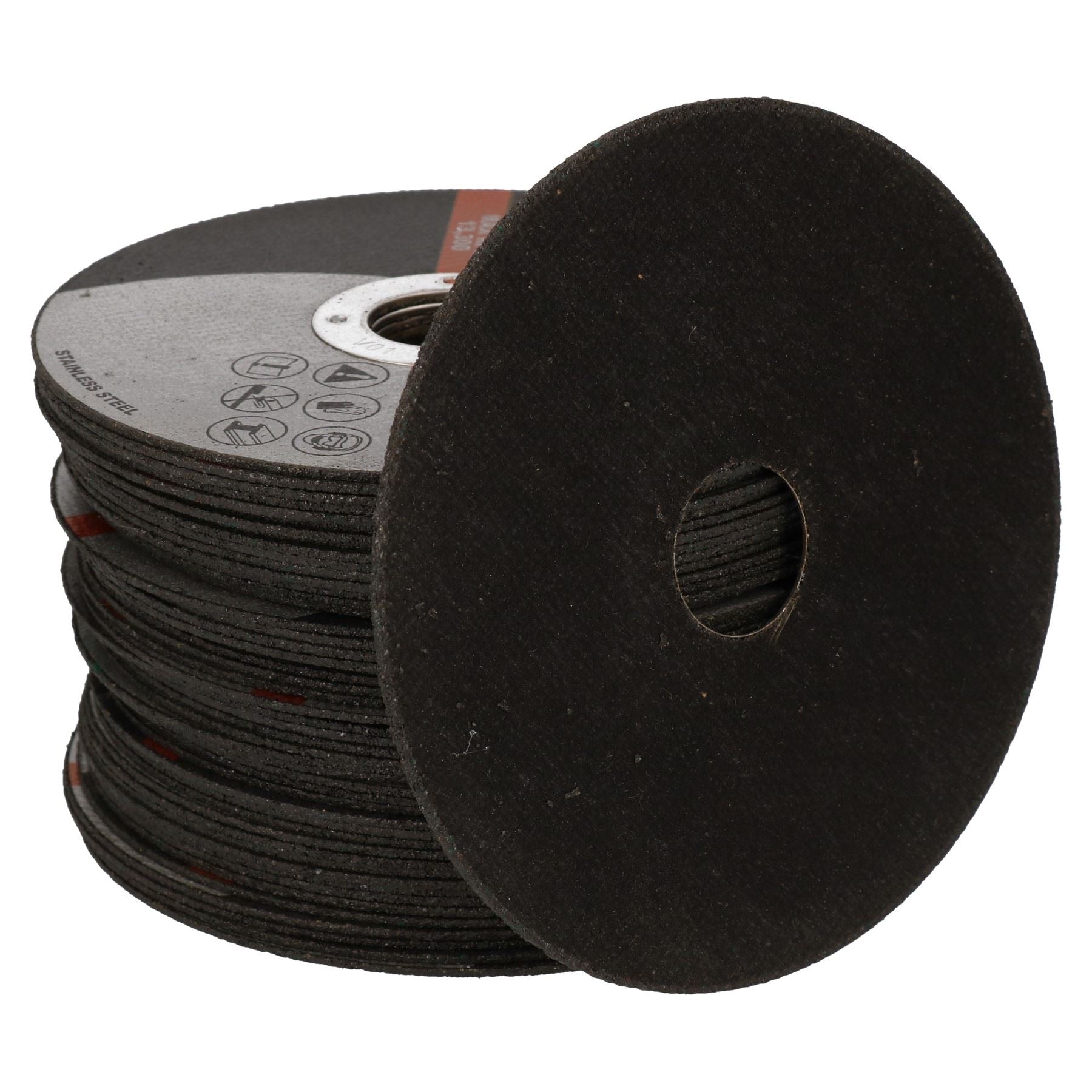 Disques de coupe en acier pour meuleuse d'angle 4-1/2" / 115 mm x 1 mm d'épaisseur, 50 pièces