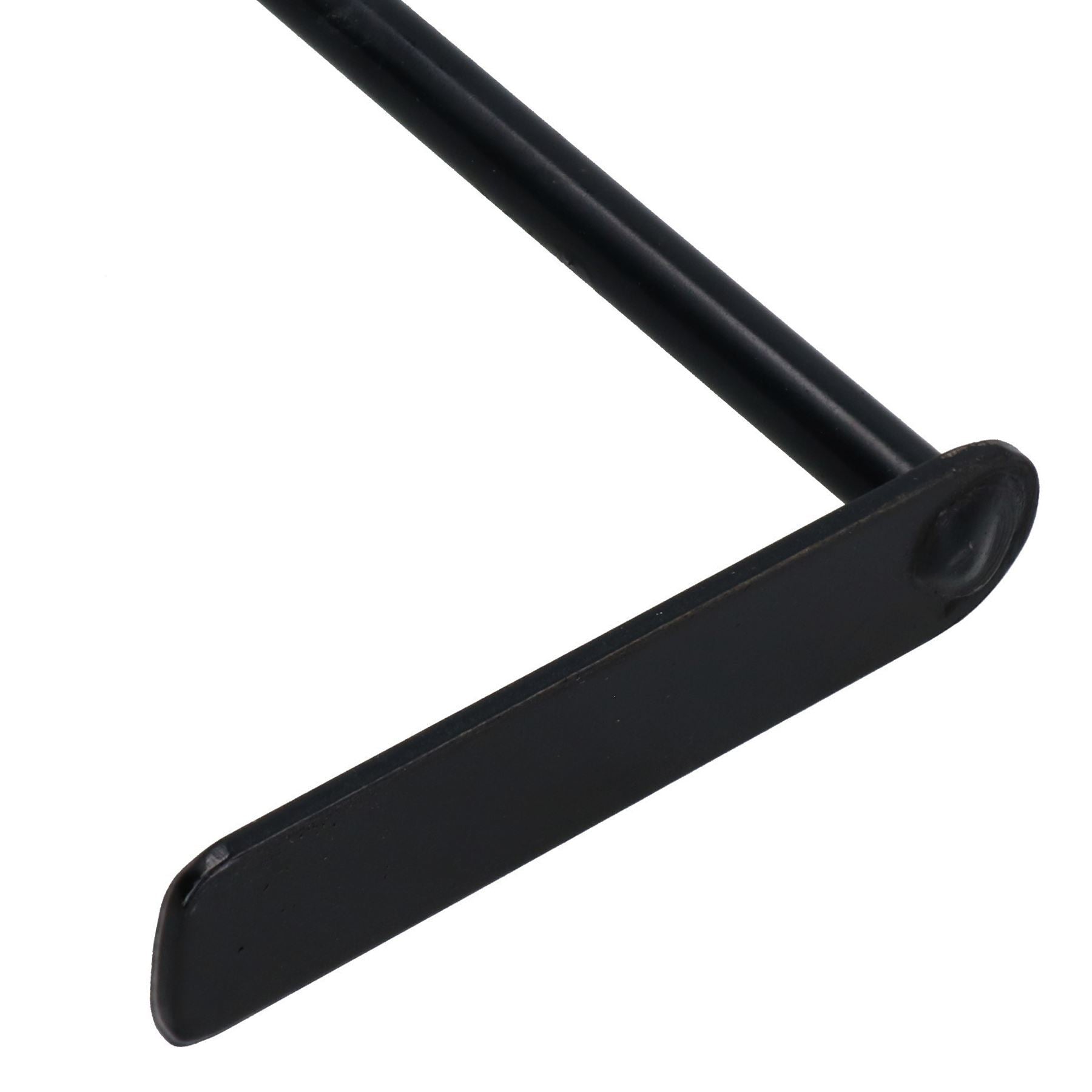 L Asche Rechen Schaber Holz Brenner Feuer Kohle Holzkohle Stahl Metall Schwarz Loop BBQ