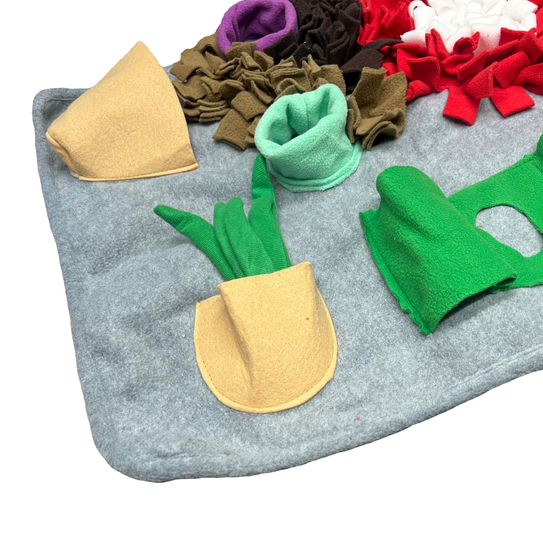 Interaktive Dig It Flauschige Matte mit süßem, intelligentem Hundespielzeug, Leckerli-Finder, Puzzle-Spielzeug, Geschenk