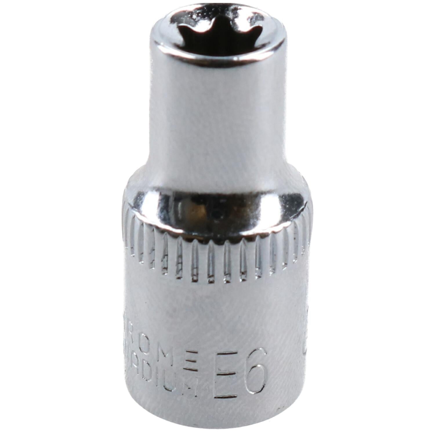 Female Torx Socket Star Bit Standard External Chrome Vanadium