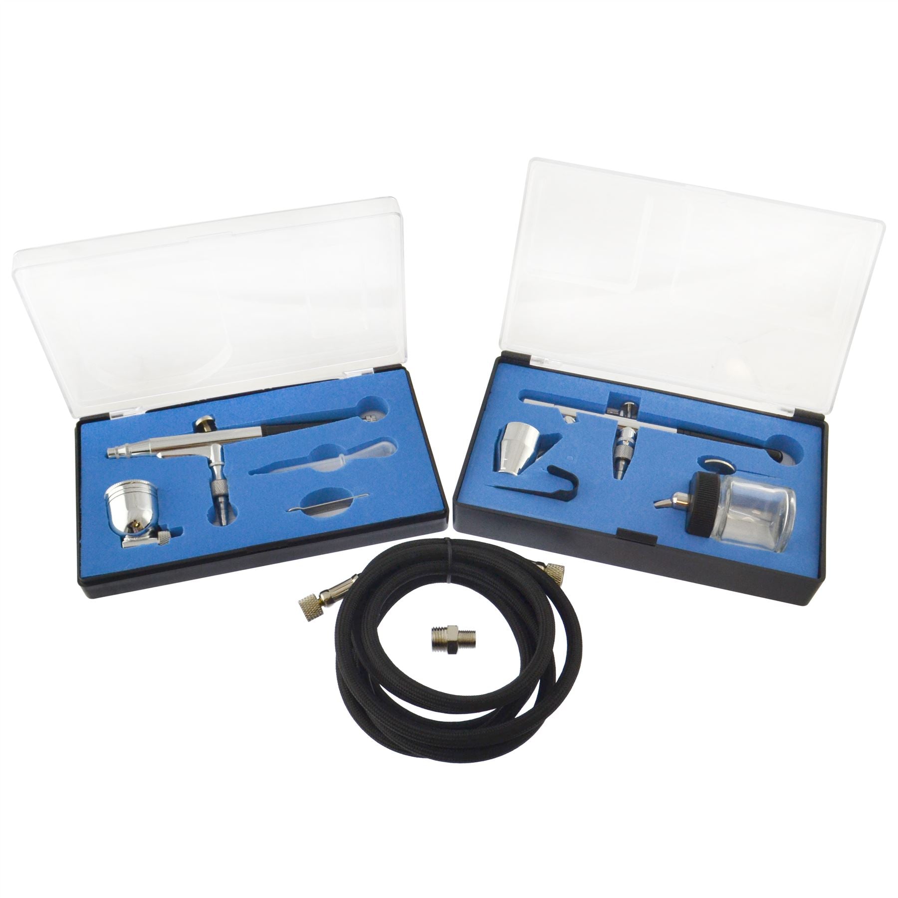 Kit complet de pistolet à air comprimé à double action avec buse de 0,3 mm et peinture pour loisirs