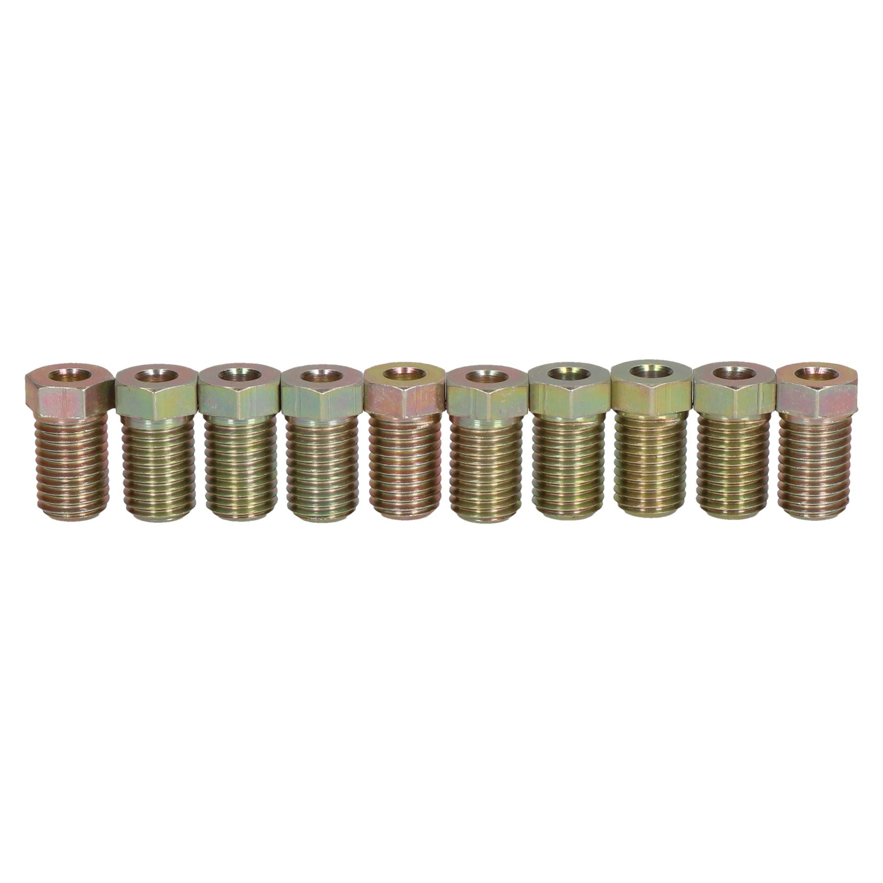 Raccords de tuyau de frein mâles en acier 10 mm x 1,25 mm pour freins Honda 3/16" 10 pièces
