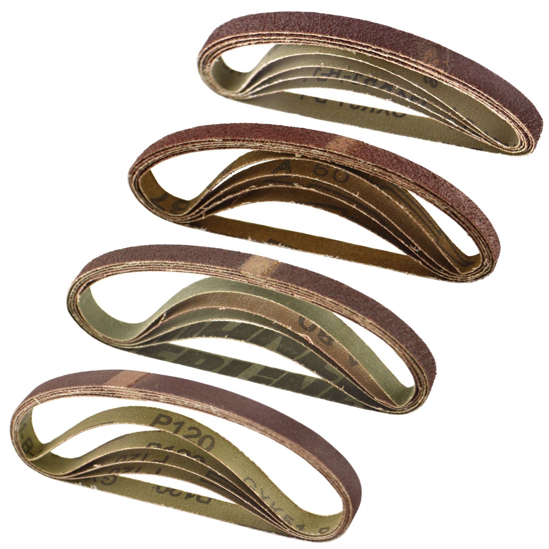 Ponceuse à main à courroie 330 mm x 10 mm Bandes abrasives