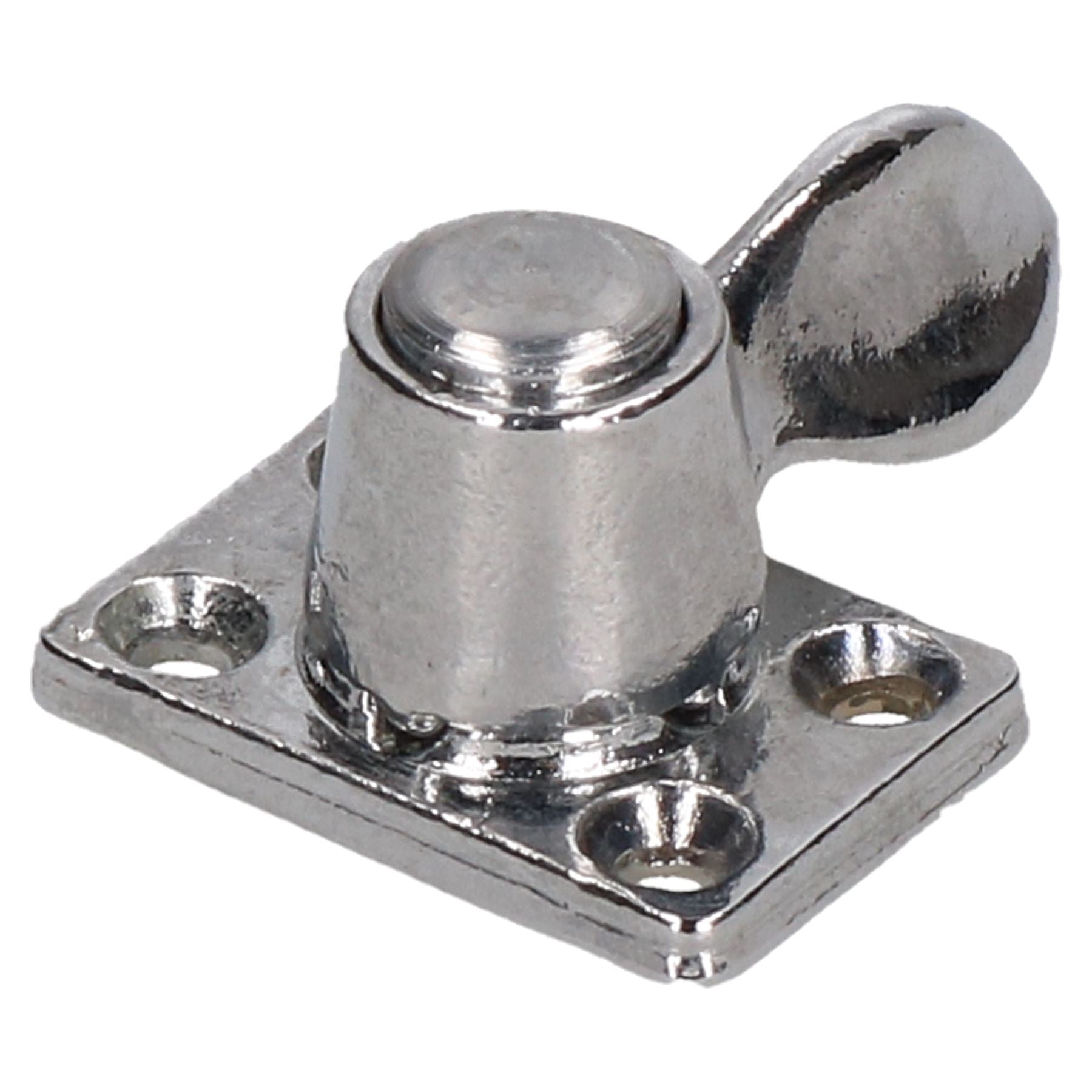 Gravelly Fastener Schwenkbarer Knebelverschluss, verchromte Nummernschild-Clips für Anhänger