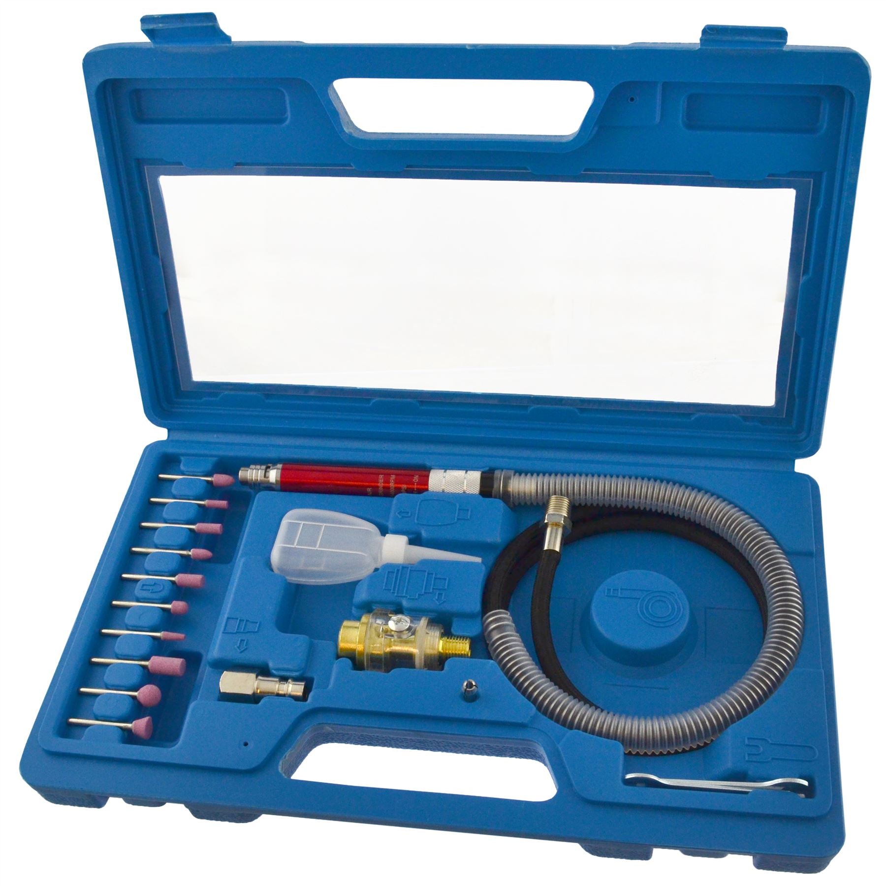 Kit d'outils rotatifs pour meuleuse à air comprimé, 15 pièces, pour gravure artisanale, passe-temps, AN038