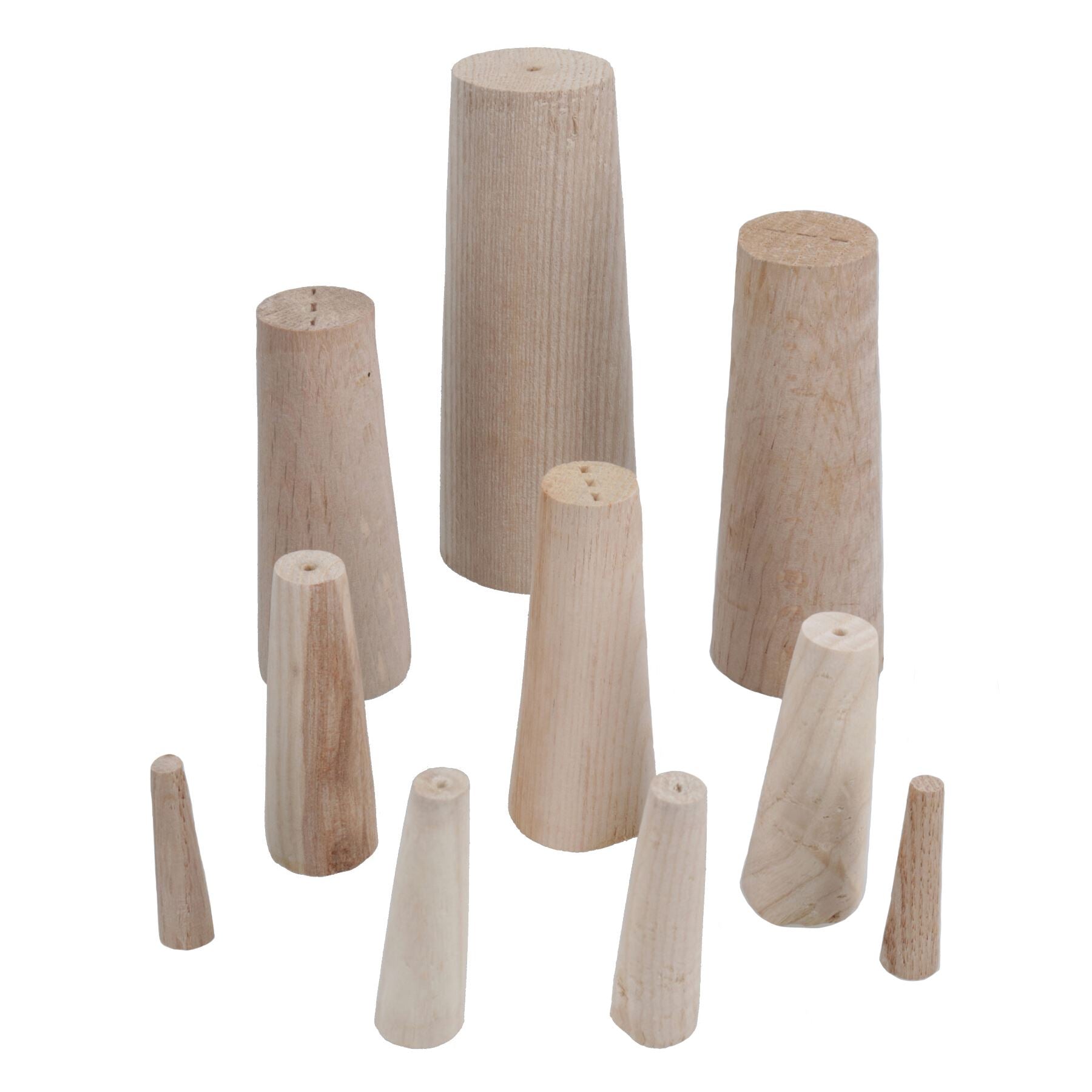 Lot de 10 bouchons de vidange extensibles en bois de 8 à 38 mm pour bateau