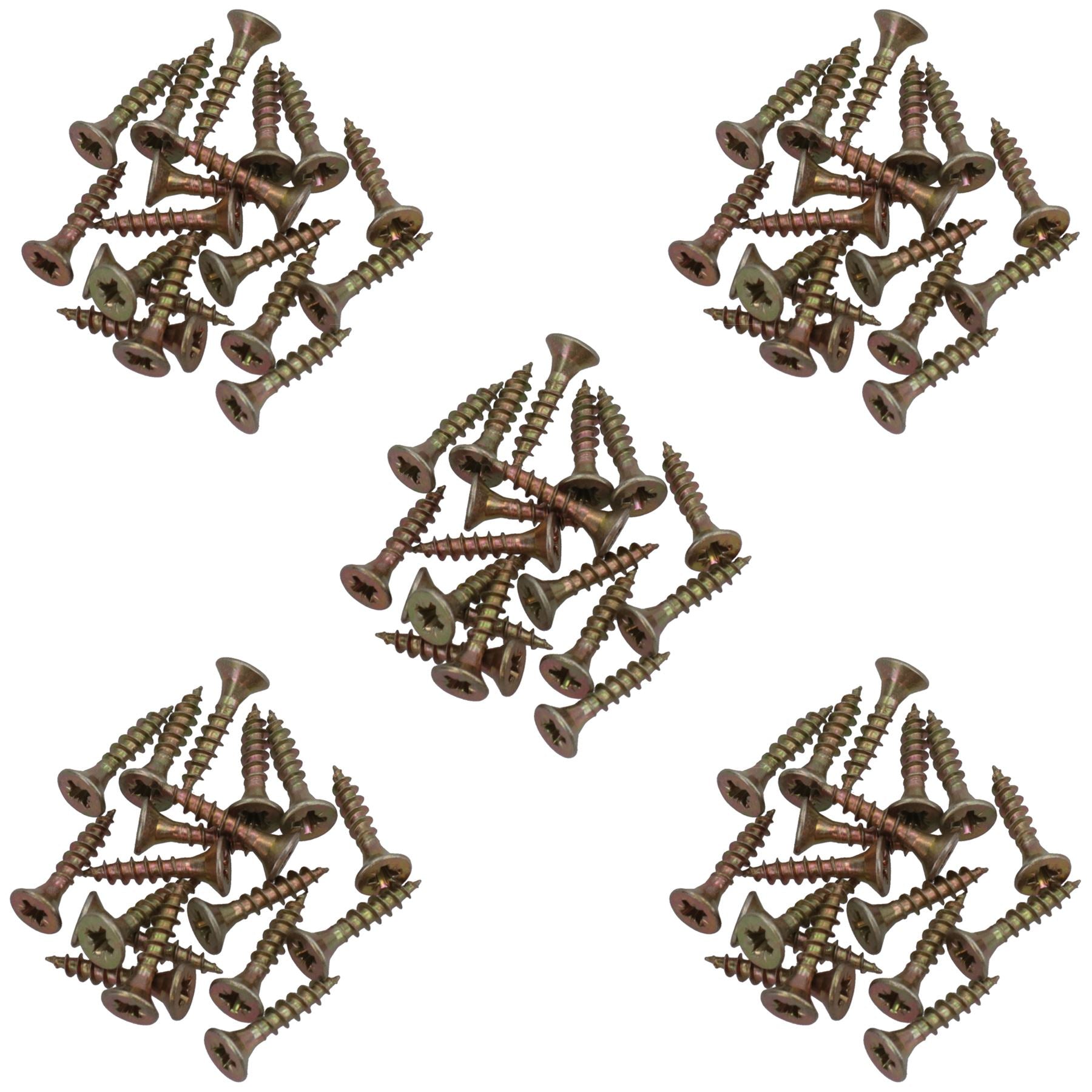 Vis à bois à tête fraisée 4 mm x 20 mm, empreinte PZ2