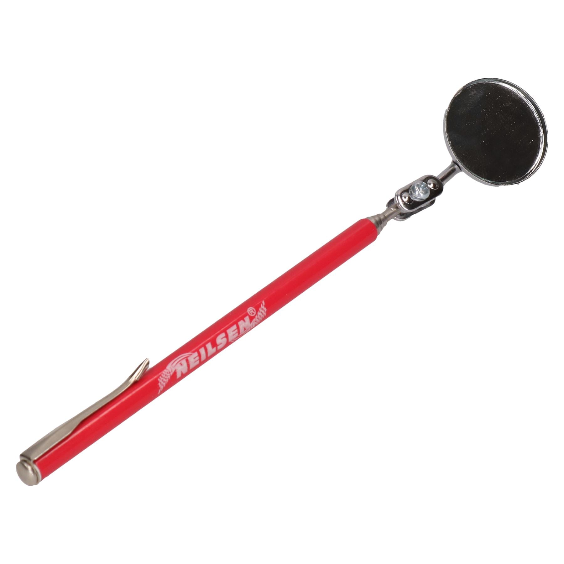 Kit de 2 miroirs télescopiques extensibles d'inspection circulaires ronds de 30 mm + 50 mm