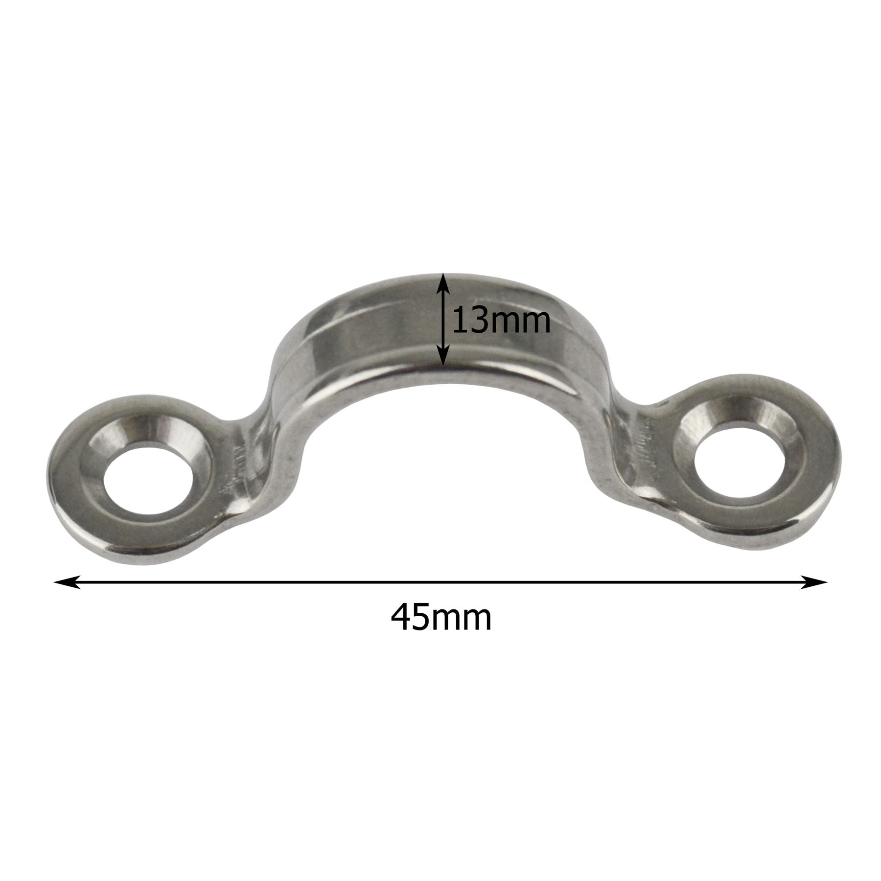 Anneaux de fixation pour pare-battage en tôle d'acier inoxydable de 10 mm/13 mm de qualité marine
