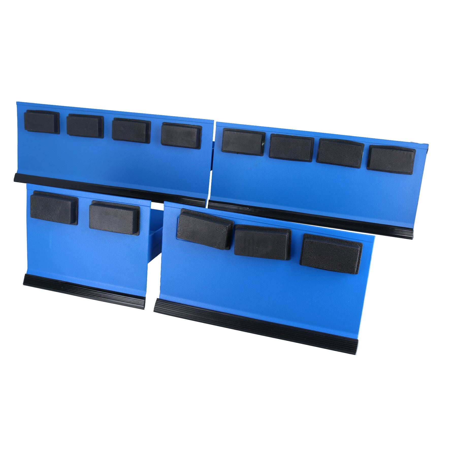 Magnetic Tool Tray Storage Holder Set Side Shelf Tool Box Cabinets 4pc Set