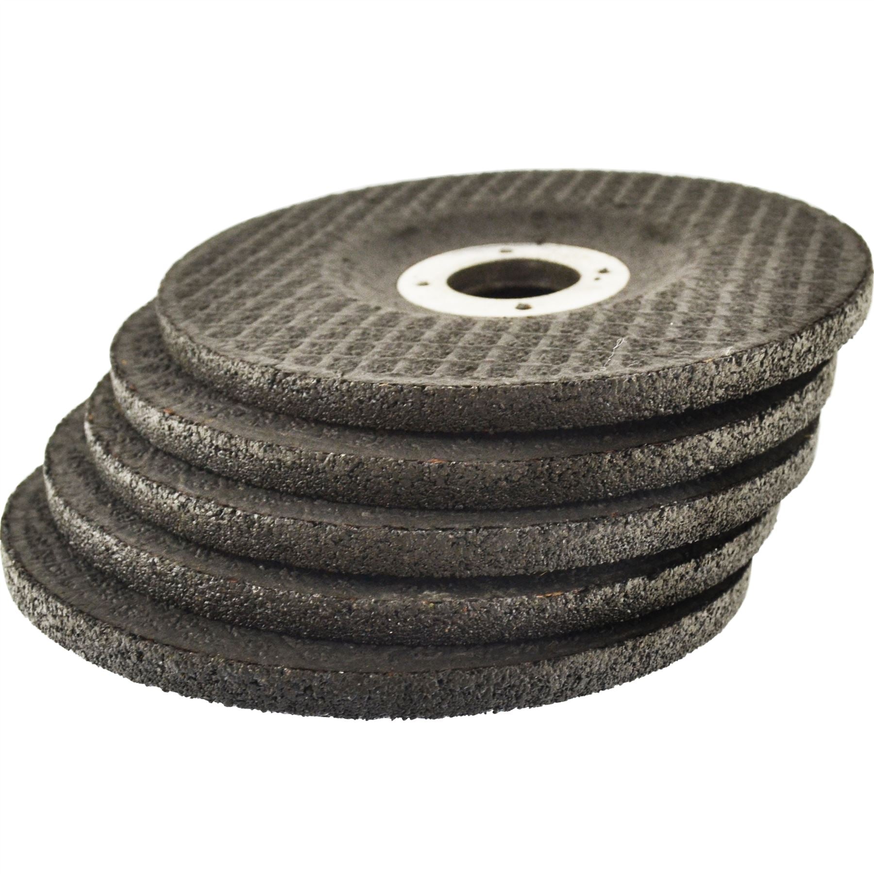 Disque de meulage en métal à centre bombé/enfoncé de 4 1/2 po en acier inoxydable AT850_5Pk