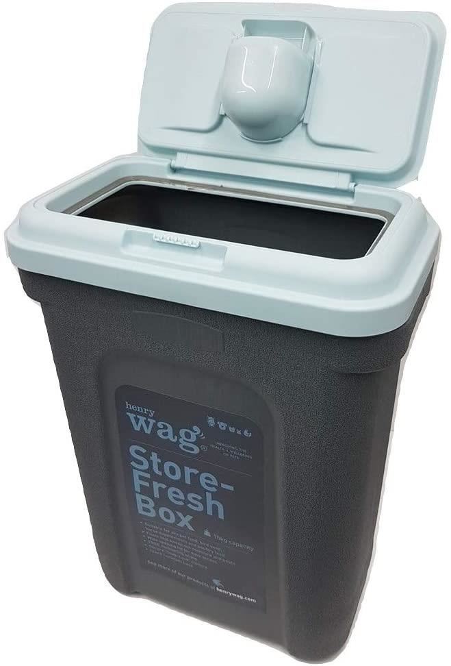 Lot de 5 grandes boîtes de conservation pour aliments frais, bac de stockage pour aliments secs pour oiseaux de compagnie - 15 kg