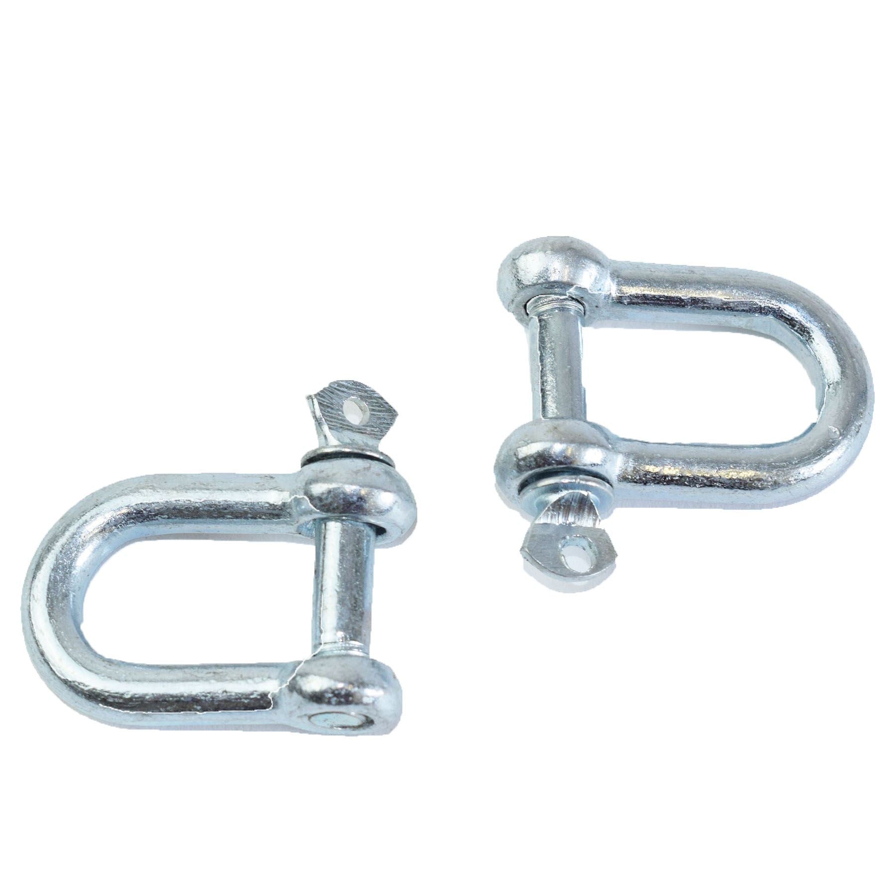 6 stück 8mm D-Schäkel Abschleppen U Schleife Chandelry Bogen Schäkel Hoop Öse TE966
