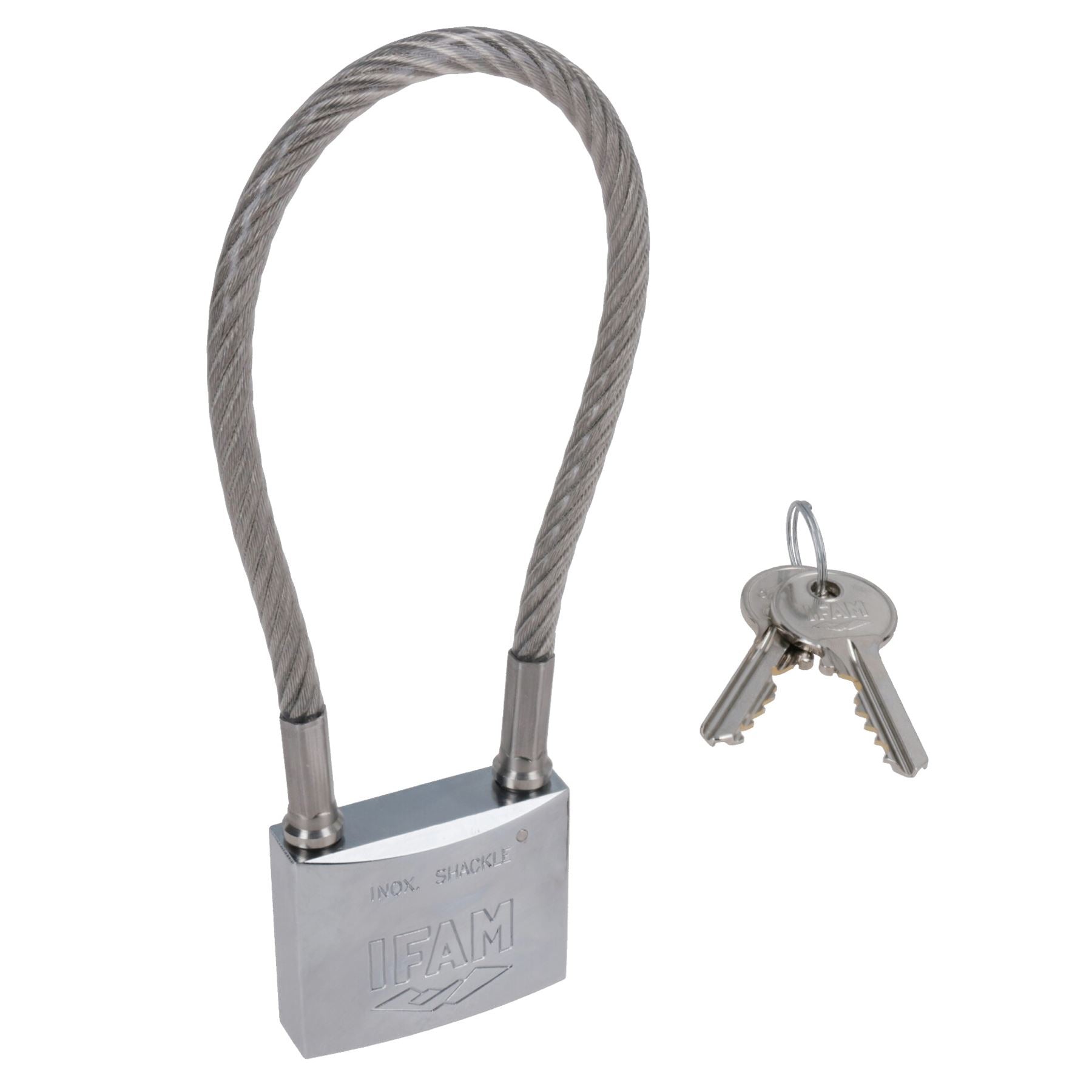 50mm Marine Cable Padlock Stainless Steel Shackle Rust Proof Boat Yacht