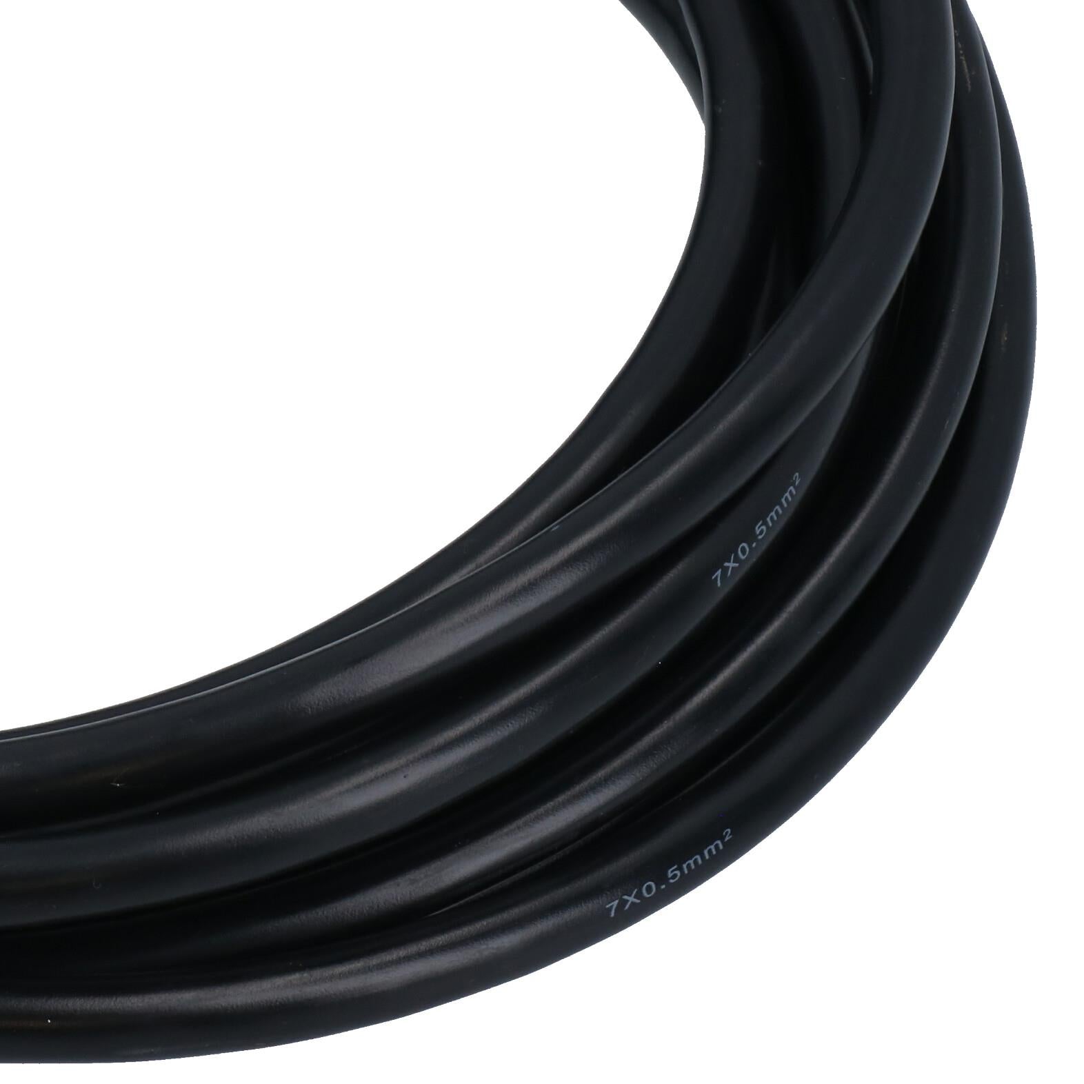 7-adriges Kabel für Anhänger und Wohnwagen in Automobilqualität