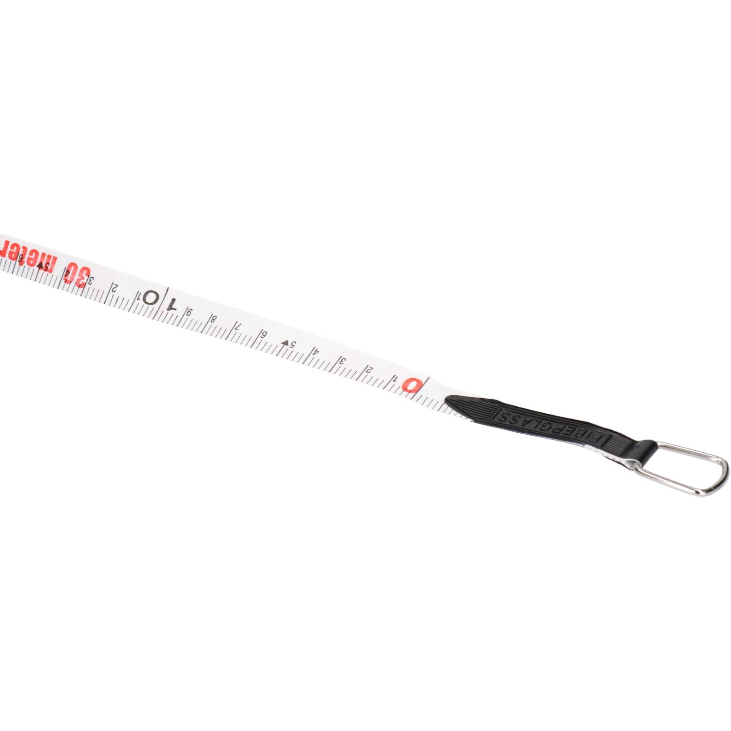 30 Metres / 100 Feet Fibreglass Tape Measure Measuring Surveyors Hi Vis