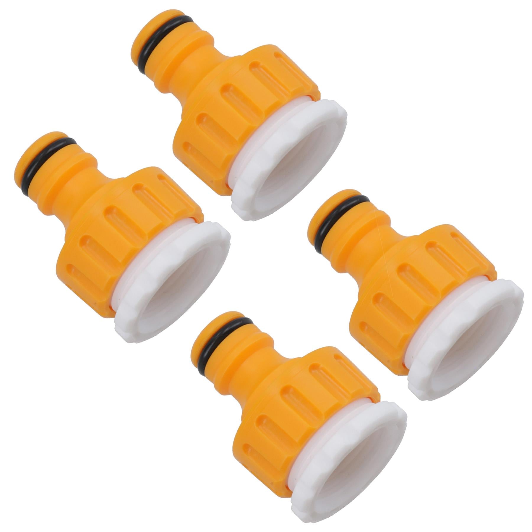 Outdoor Tap Garden Hose Connector 3/4in Thread + 1/2in Reducer Watering