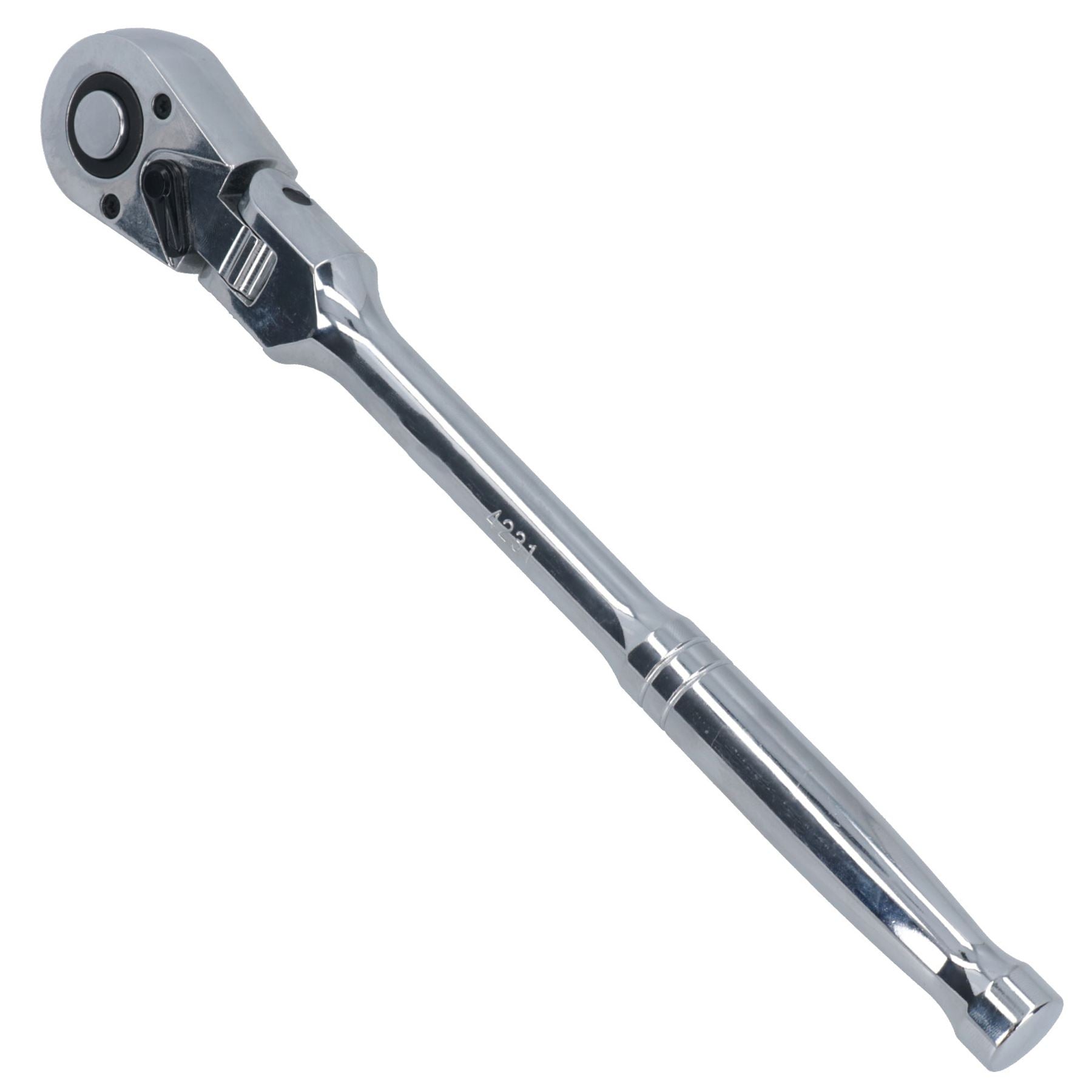 1/2 Antrieb Flexi Flexibler Kopf Ratsche Gerader Griff 72 Zähne Schnellspanner