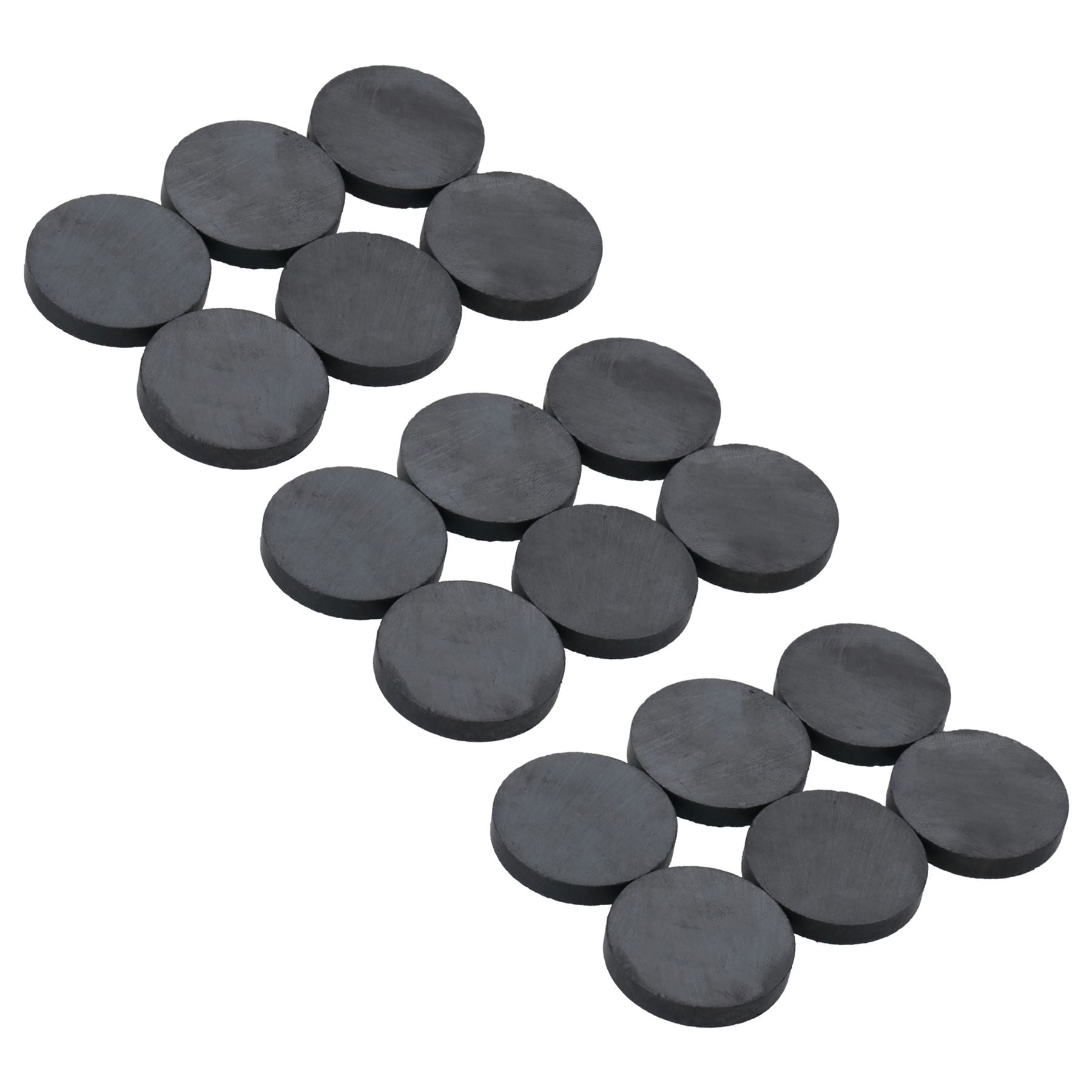 Runde Scheibenmagnete aus Keramikferrit, 25 mm x 4 mm, für das Home Office