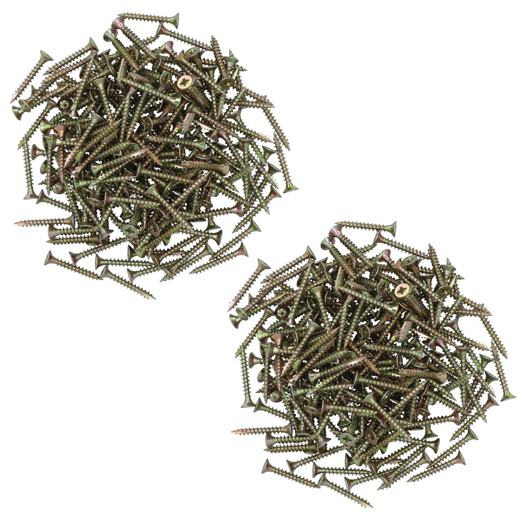 Vis à bois à tête fraisée 4,0 x 30 mm Bord dentelé pour éviter les fissures PZ2